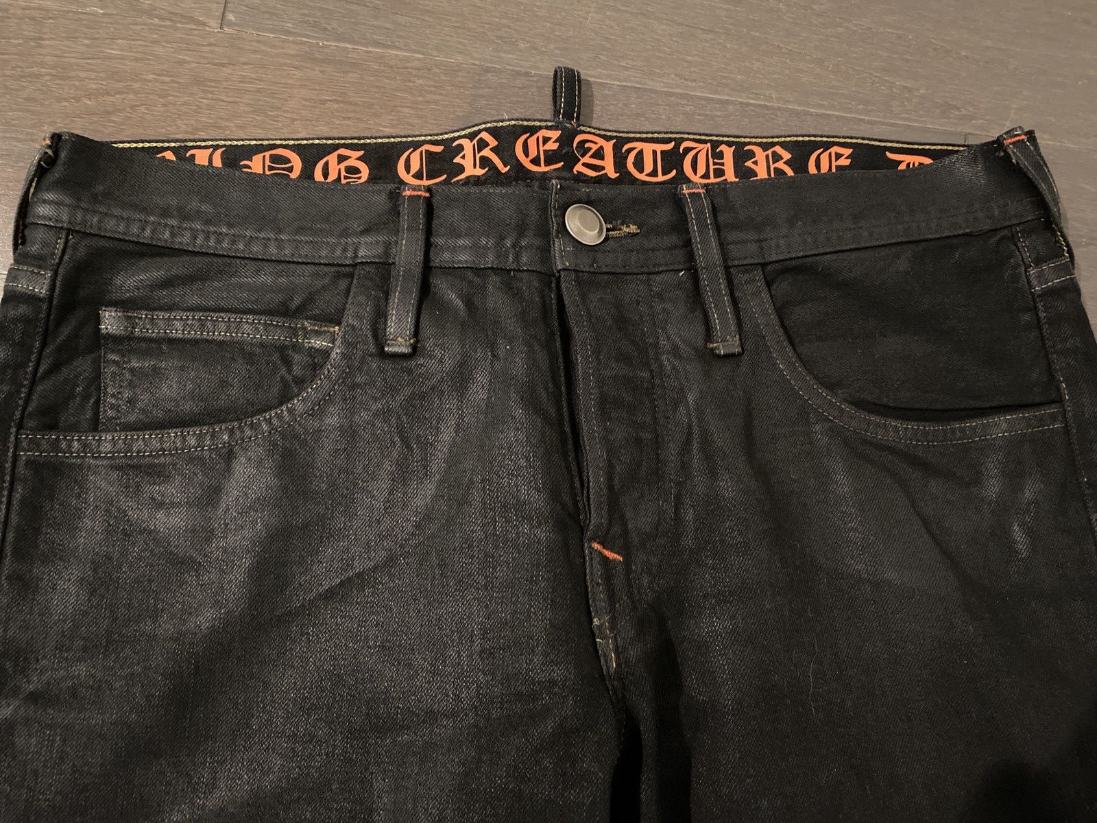Vlone Sample Vlone Script Wax Denim Size US 33 - 2 Thumbnail
