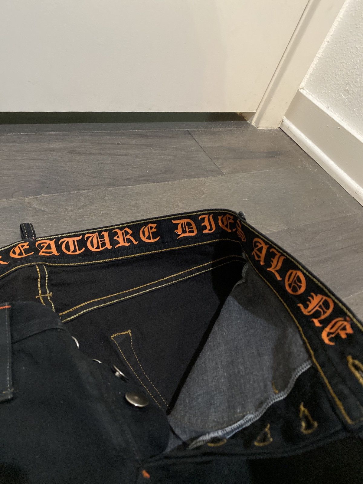 Vlone Sample Vlone Script Wax Denim Size US 33 - 5 Thumbnail