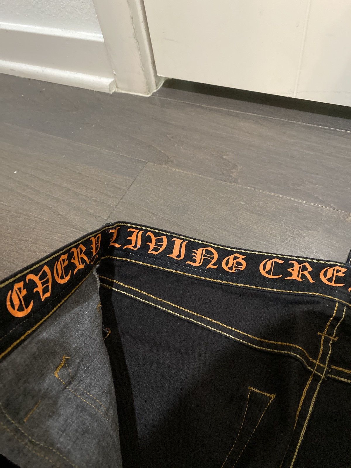 Vlone Sample Vlone Script Wax Denim Size US 33 - 6 Thumbnail