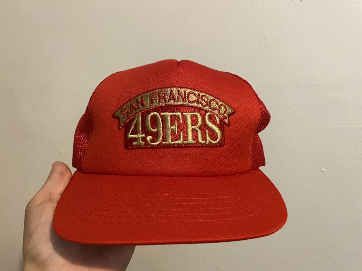 NFL Vintage 90s San Francisco 49ers Trucker Cap Size ONE SIZE - 1 Thumbnail