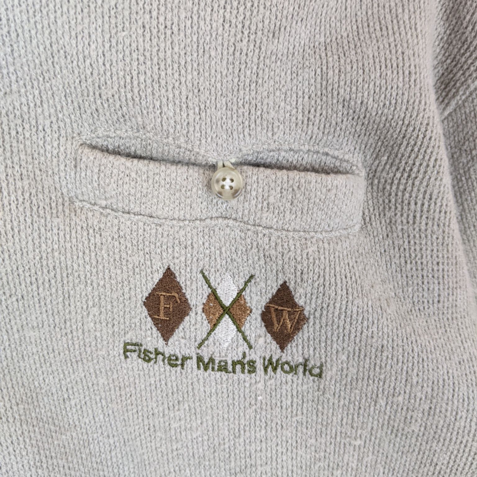 Japanese Brand Vintage FISHER MEN'S WORLD Japan Jumper Sweatshirt Size US L / EU 52-54 / 3 - 5 Thumbnail