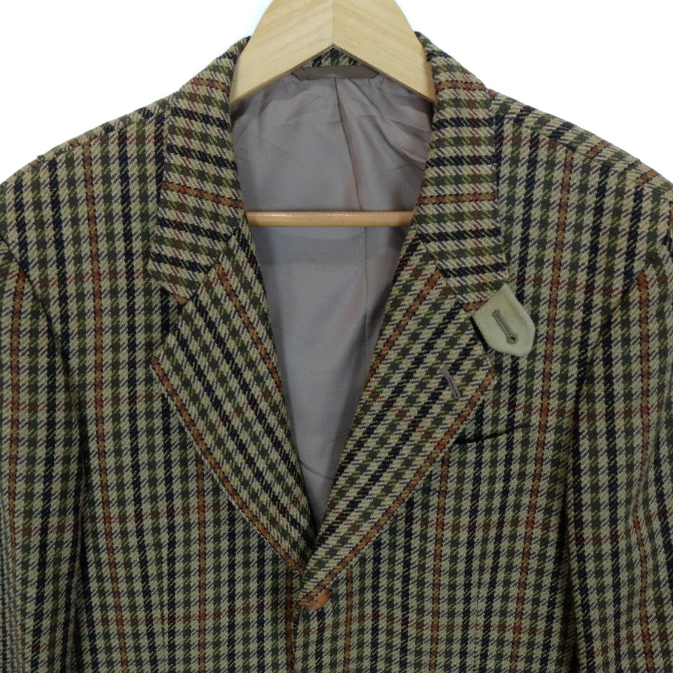 Crombie 90's CROMBIE Mitsumine Scotland Wool Blazer Smart Coat Size US M / EU 48-50 / 2 - 4 Thumbnail