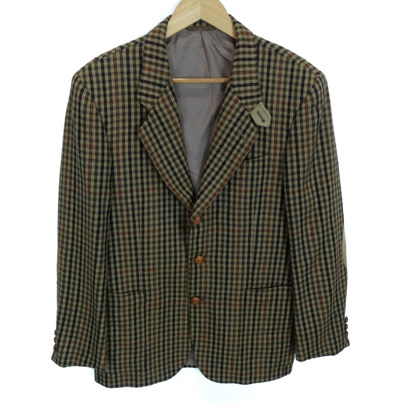 Crombie 90's CROMBIE Mitsumine Scotland Wool Blazer Smart Coat Size US M / EU 48-50 / 2 - 2 Thumbnail