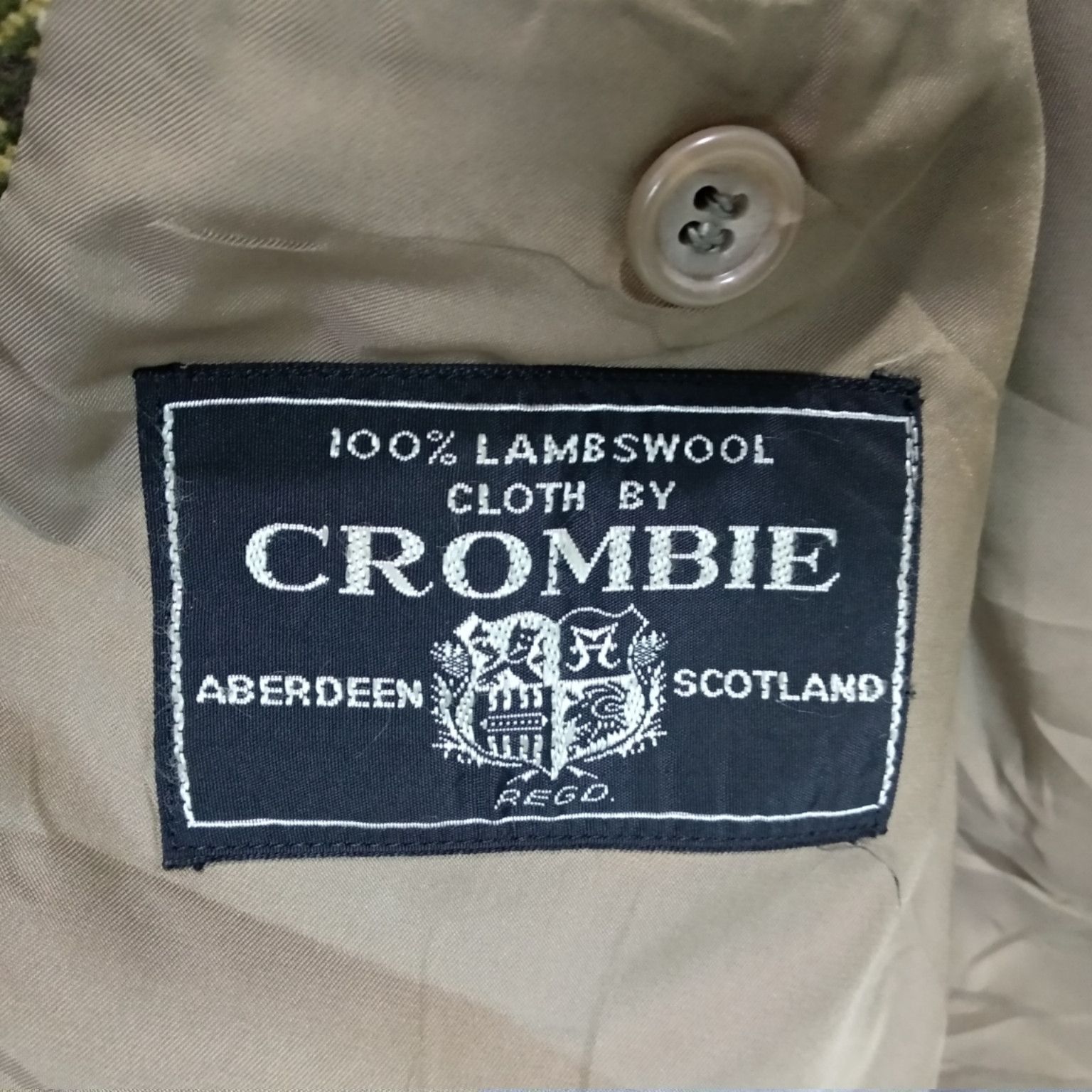 Crombie 90's CROMBIE Mitsumine Scotland Wool Blazer Smart Coat Size US M / EU 48-50 / 2 - 12 Thumbnail