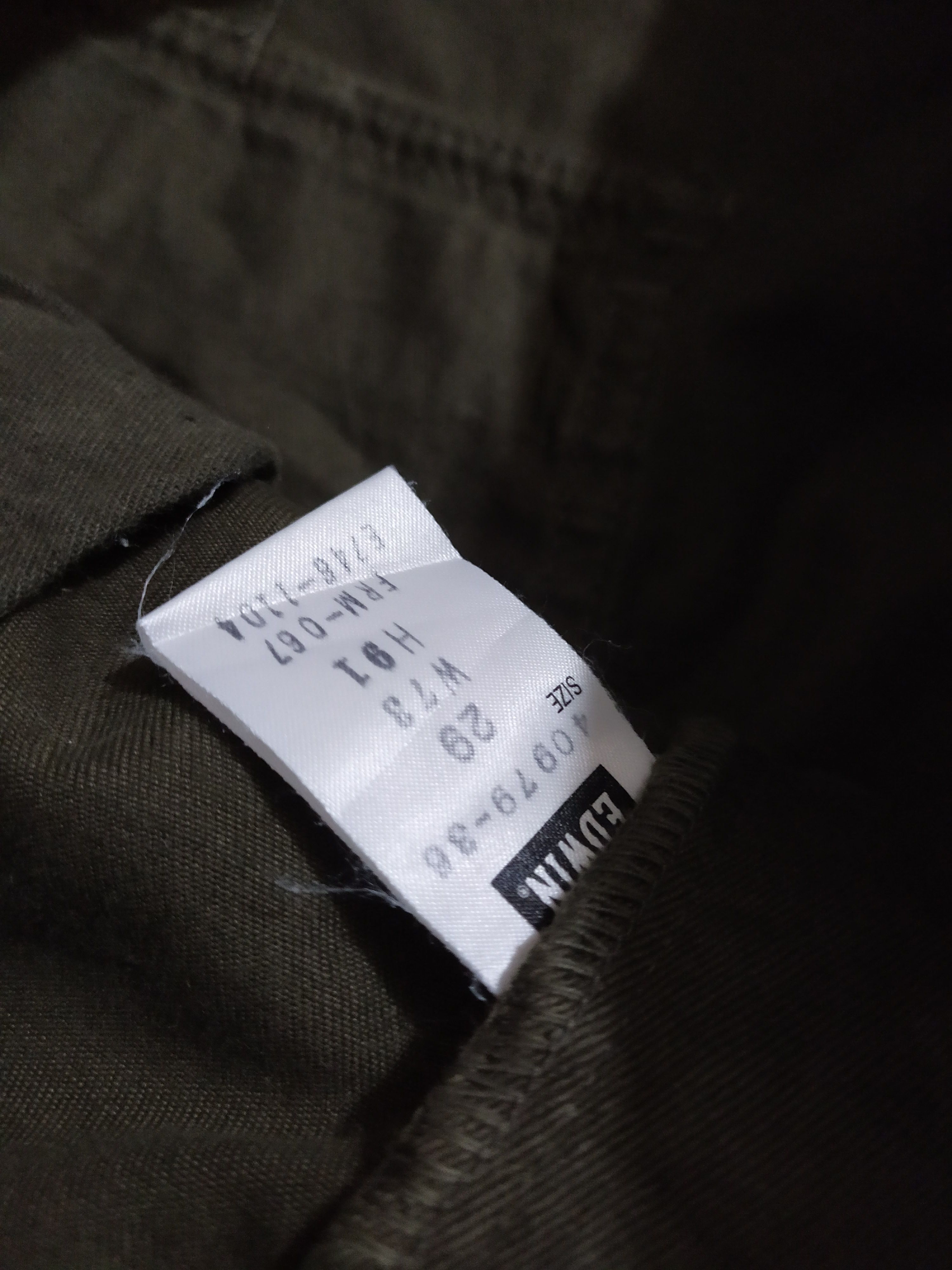 Edwin × Japanese Brand 🔥Edwin Olive Green Cargo Multipocket Pants Size US 29 - 11 Thumbnail