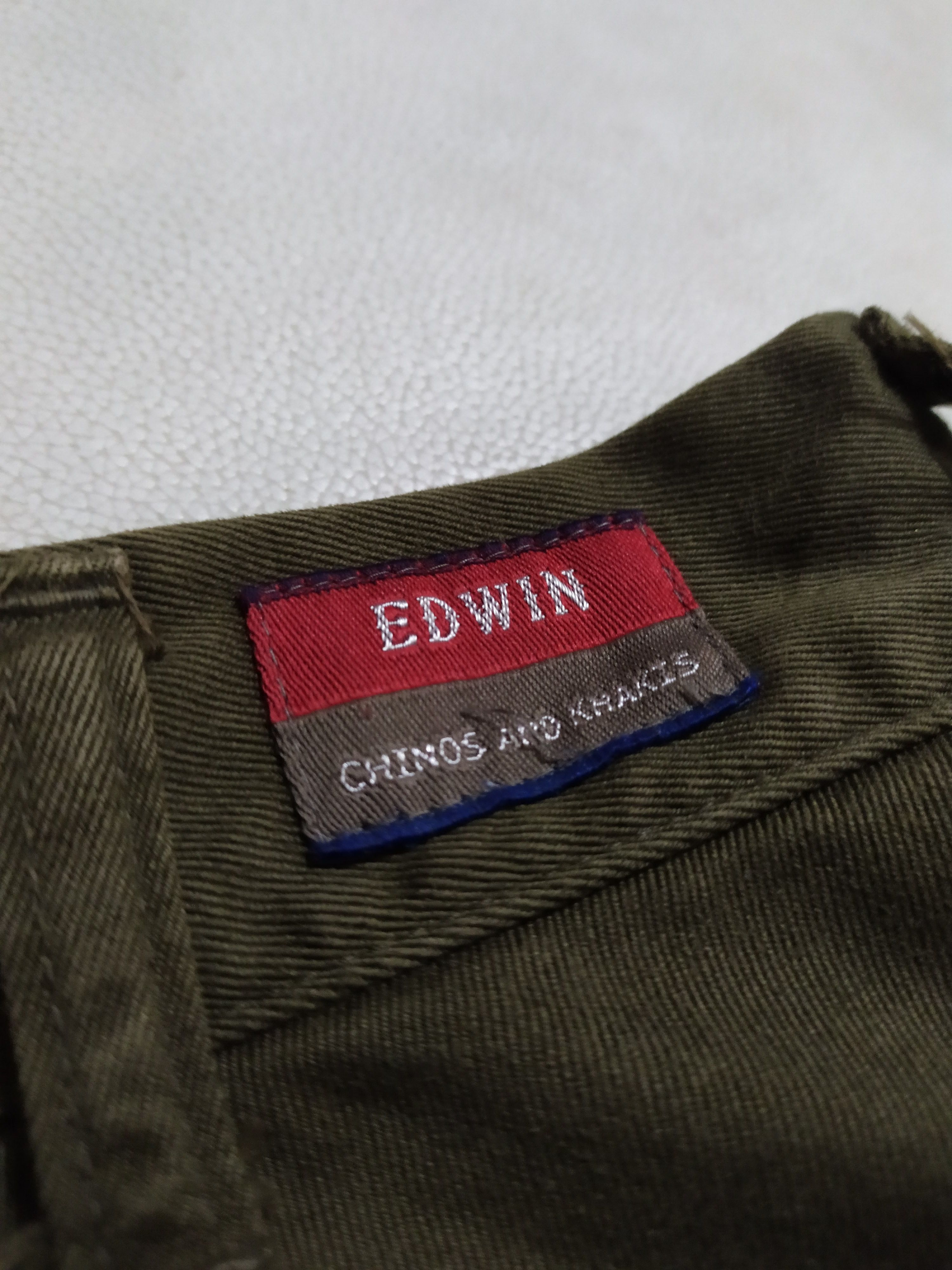 Edwin × Japanese Brand 🔥Edwin Olive Green Cargo Multipocket Pants Size US 29 - 7 Thumbnail