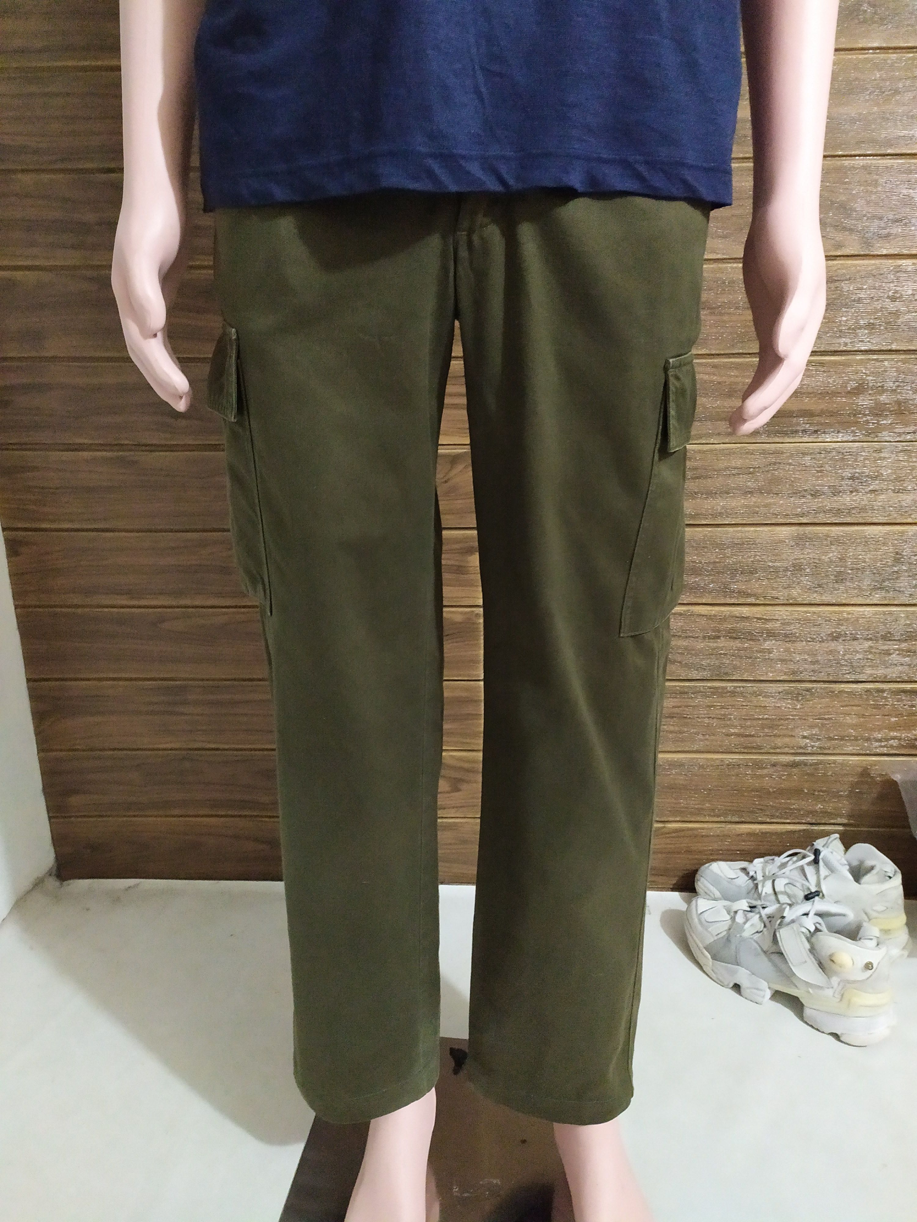 Edwin × Japanese Brand 🔥Edwin Olive Green Cargo Multipocket Pants Size US 29 - 8 Thumbnail