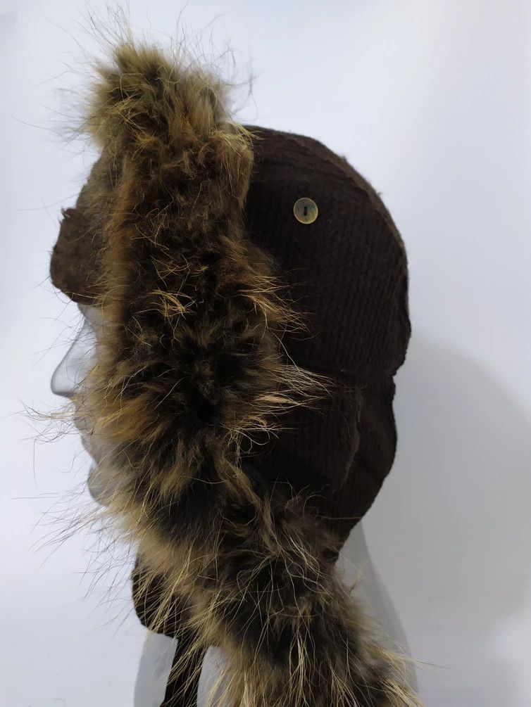 Japanese Brand 🔥Override japan Trapper Military hat Fur design Hats Size ONE SIZE - 8 Thumbnail