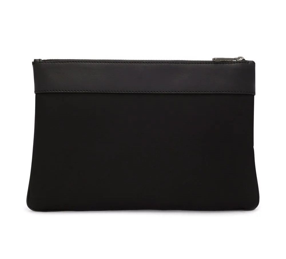 Dolce & Gabbana DOLCE & GABBANA black & green camo leopard clutch bag Size ONE SIZE - 2 Thumbnail