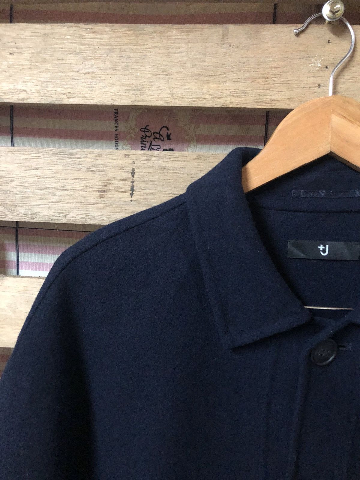 Jil Sander Jil Sander X Uniqlo Wool Jacket Blue Navy Size US M / EU 48-50 / 2 - 7 Thumbnail