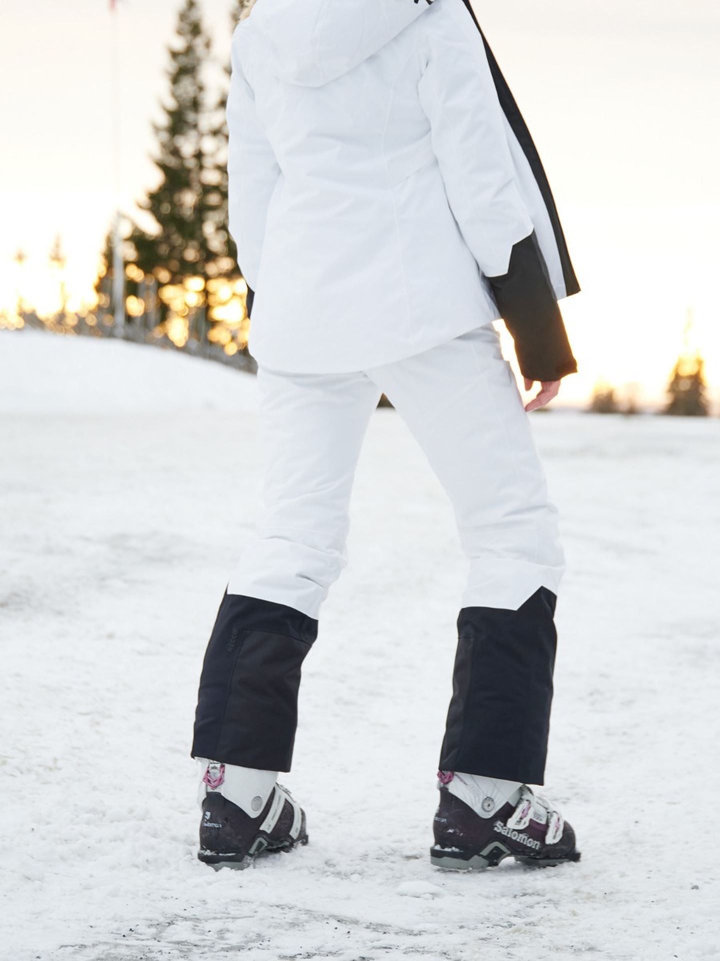 Peak Performance Peak Performance Rider Ski Snow Off-white Women's Pants Size 36" / US 14 / IT 50 - 4 Thumbnail