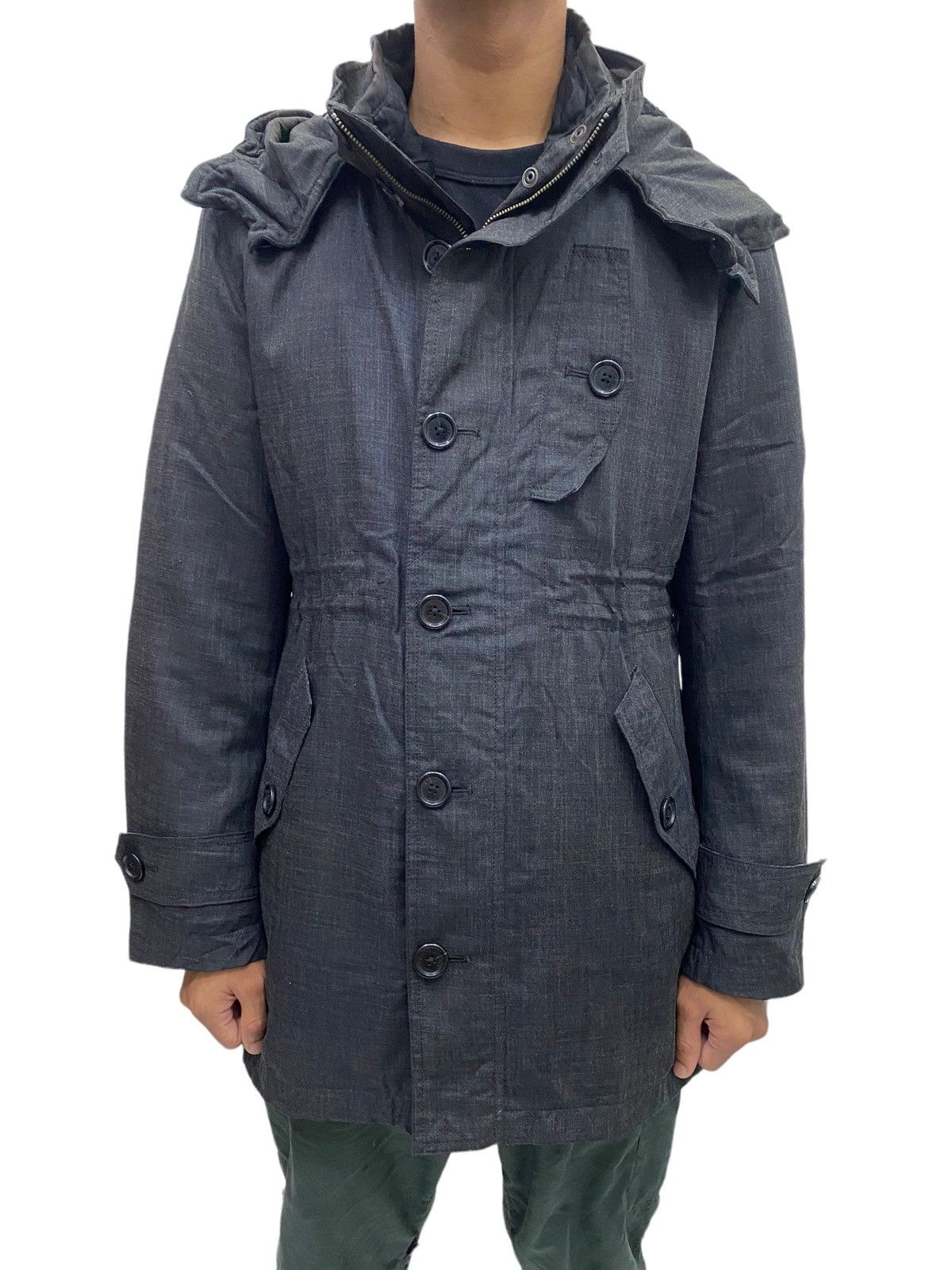 Burberry BURBERRY BLACK LABEL MULTI POCKET DRAWSTRING PARKA JACKET Size US M / EU 48-50 / 2 - 3 Thumbnail
