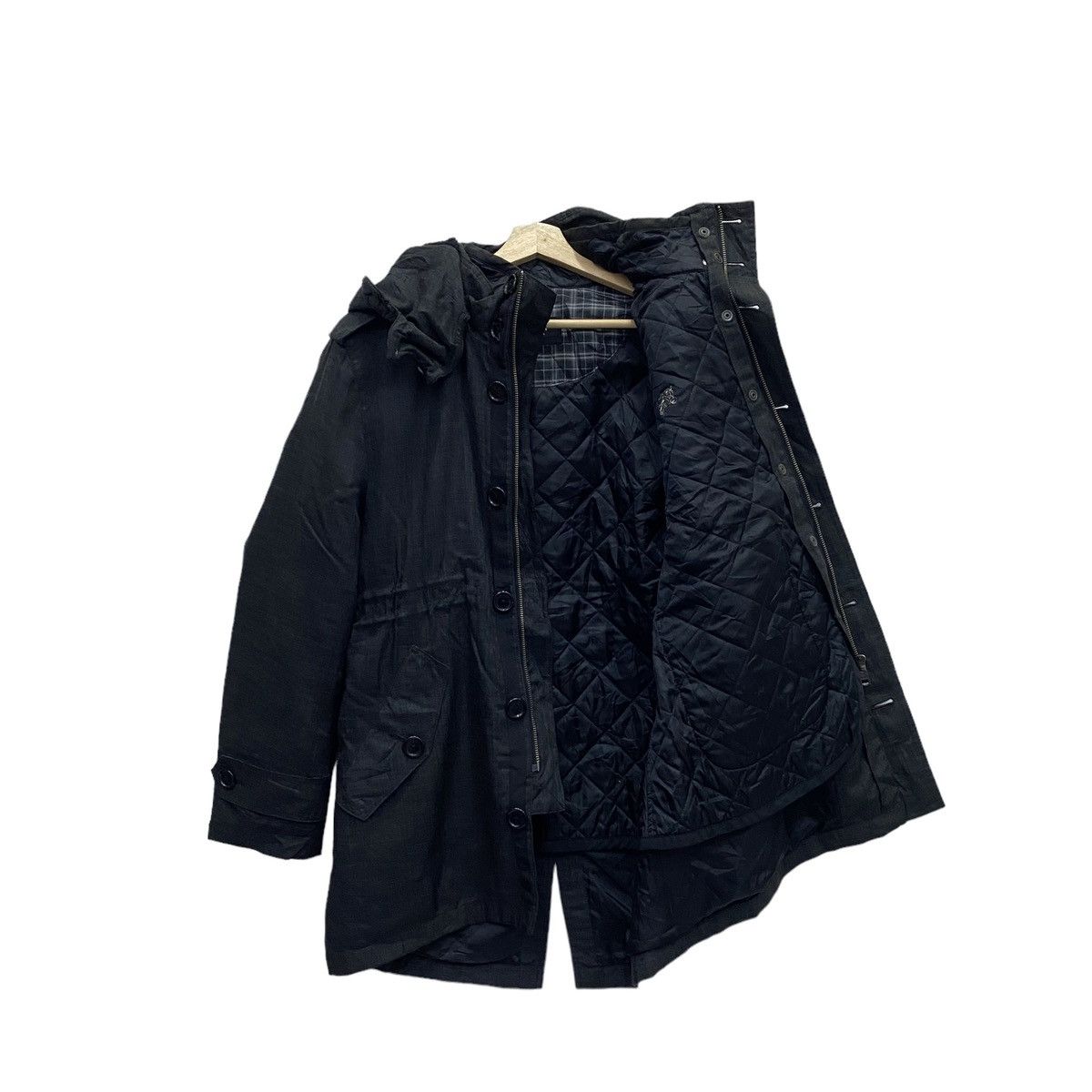 Burberry BURBERRY BLACK LABEL MULTI POCKET DRAWSTRING PARKA JACKET Size US M / EU 48-50 / 2 - 11 Thumbnail