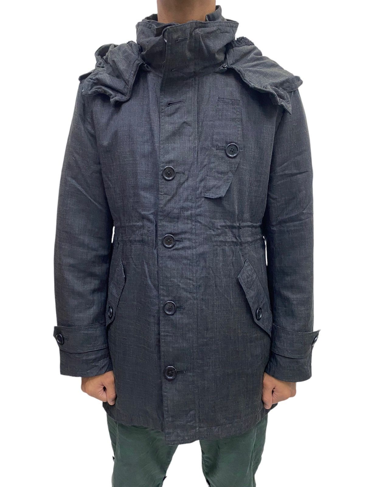 Burberry BURBERRY BLACK LABEL MULTI POCKET DRAWSTRING PARKA JACKET Size US M / EU 48-50 / 2 - 5 Thumbnail