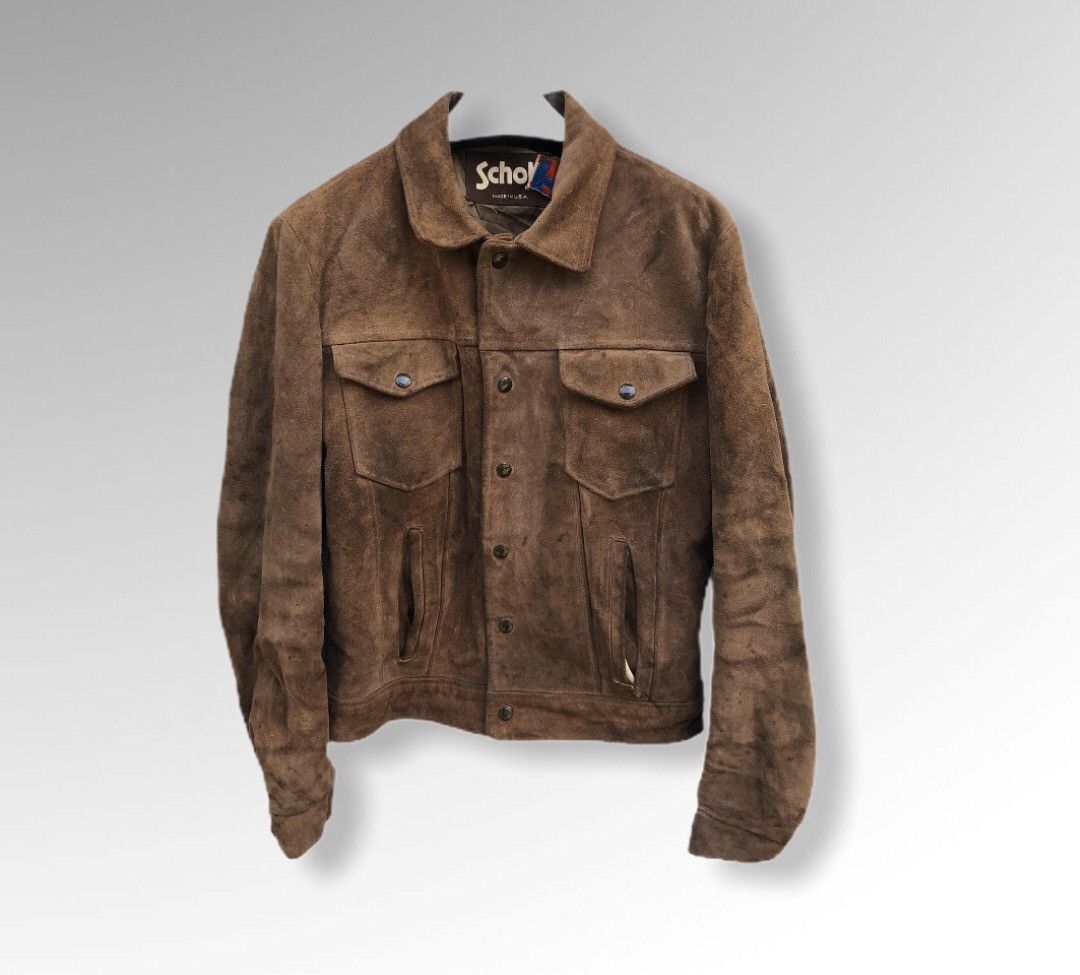 Vintage Schott Leather Jacket Made In USA