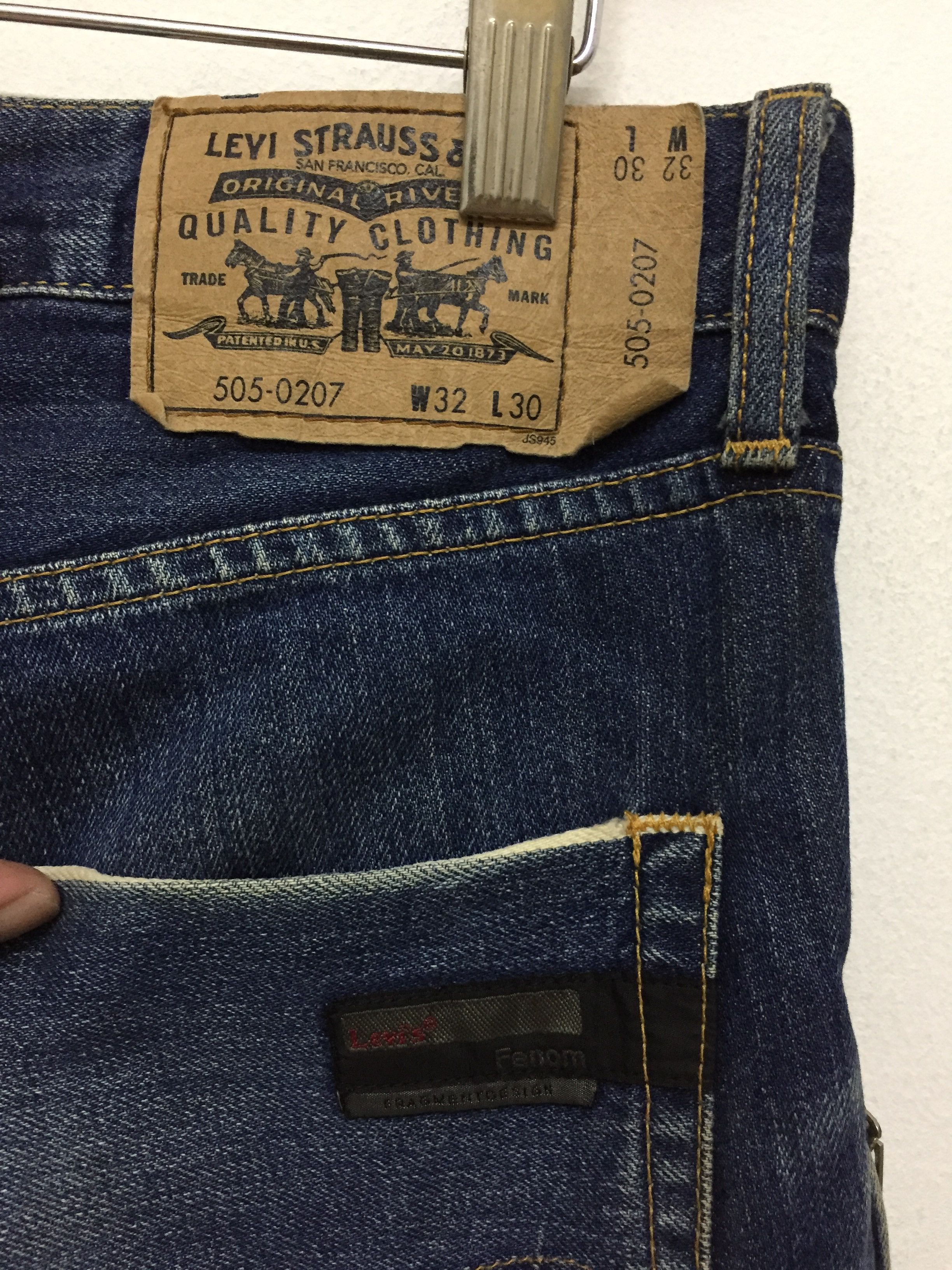 Fragment Design × Levi's 2005 LEVIS x Fenom hiroshi fujiwara selvedge Jeans Size US 31 - 4 Thumbnail
