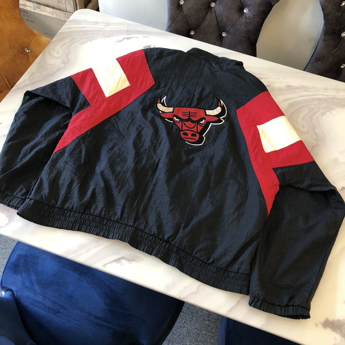 NBA × Reebok Rare Vintage 90s Chicago Bulls By Reebok Jacket Size US M / EU 48-50 / 2 - 8 Thumbnail