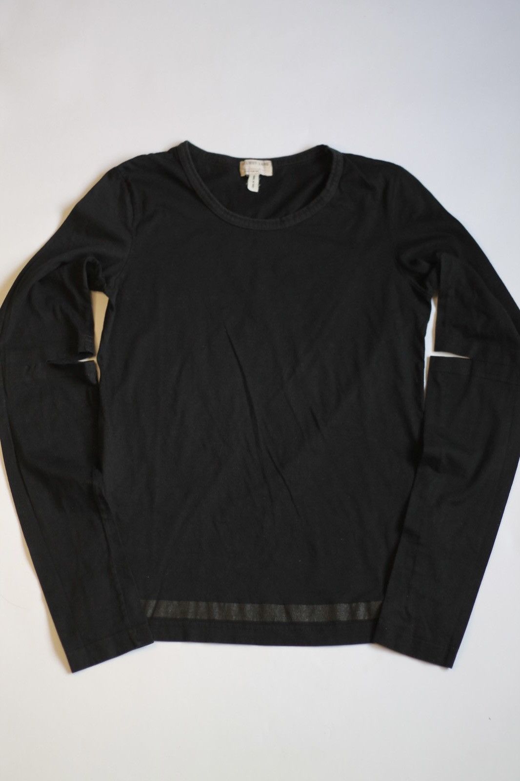 Helmut Lang archive 1997 long sleeve elbow cut out bandage