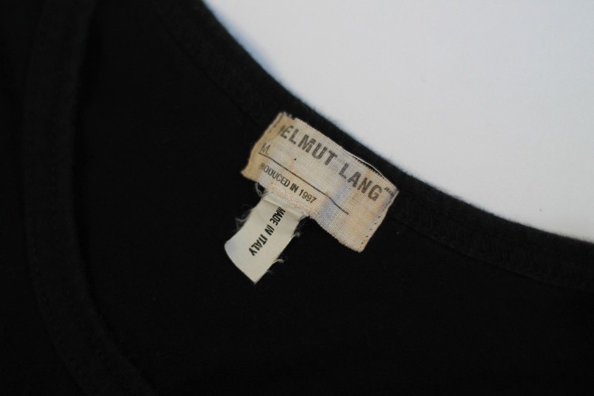 Helmut Lang archive 1997 long sleeve elbow cut out bandage