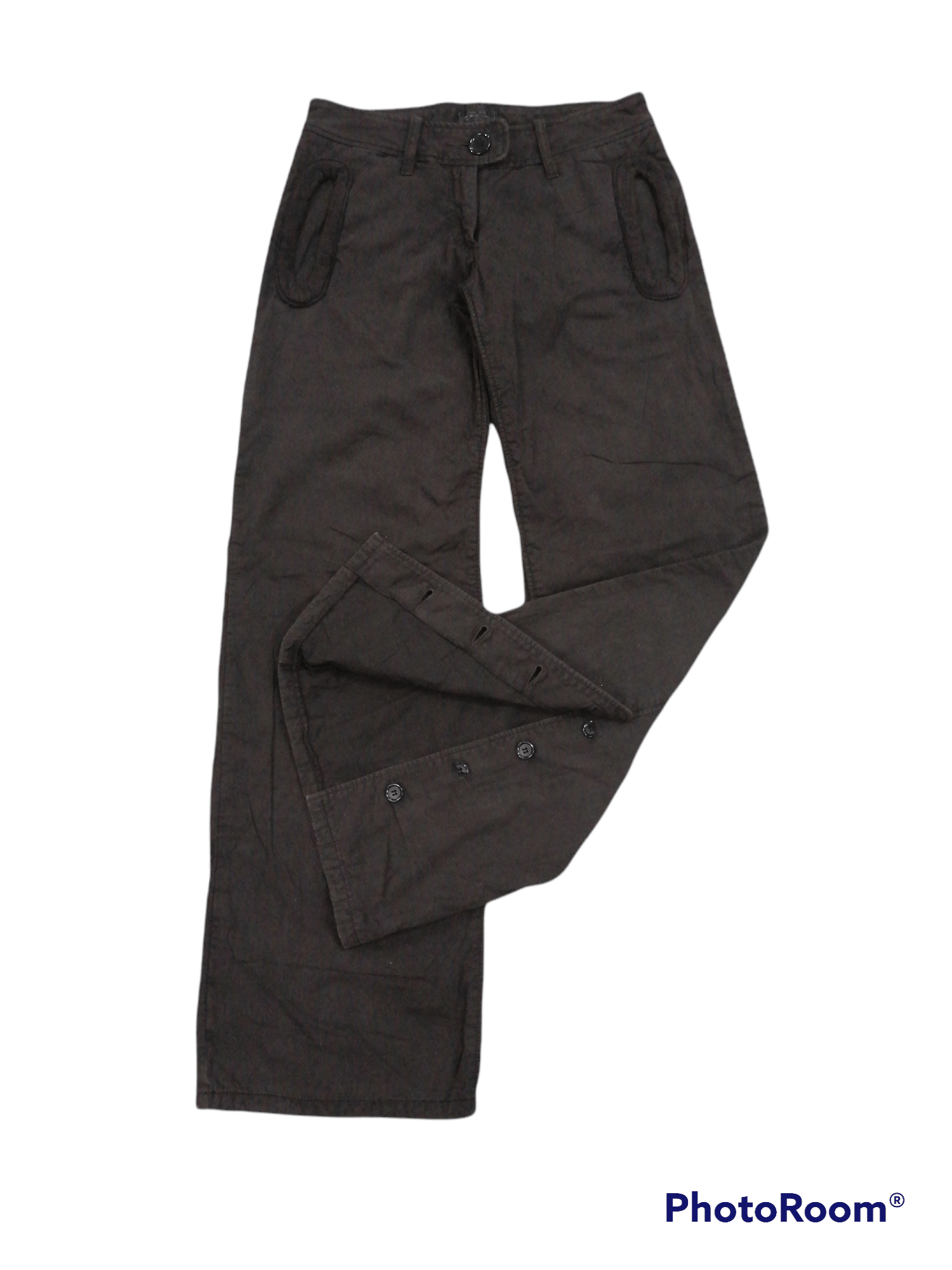 Japanese Brand Rare🔥Made In Japan DMG Type A-9 Ankle Button Flare Pants Size US 29 - 1 Thumbnail