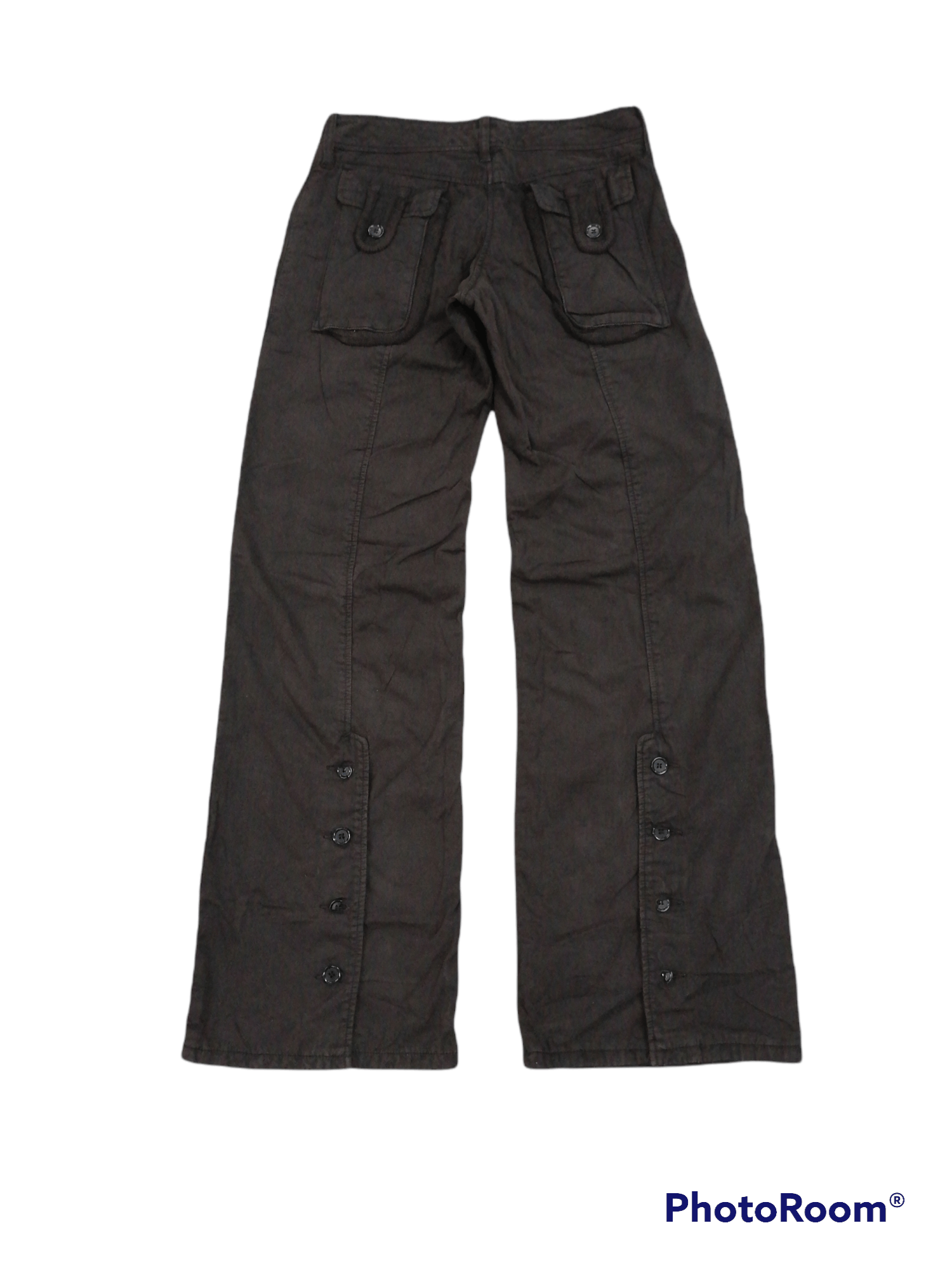 Japanese Brand Rare🔥Made In Japan DMG Type A-9 Ankle Button Flare Pants Size US 29 - 5 Thumbnail