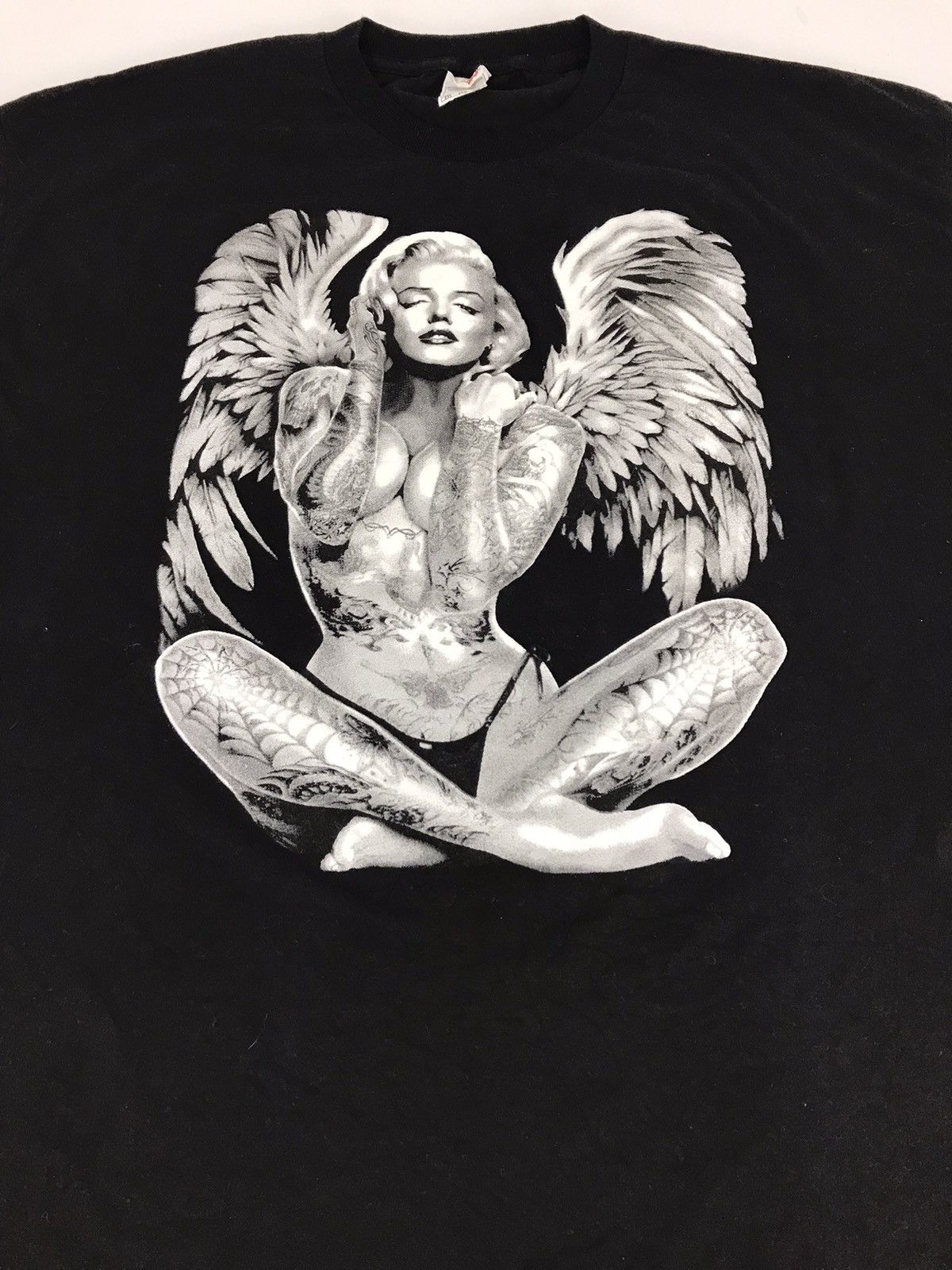 Other Vintage Marilyn Monroe Big Wing Girl Printed Streetwear Size US XXL / EU 58 / 5 - 2 Thumbnail