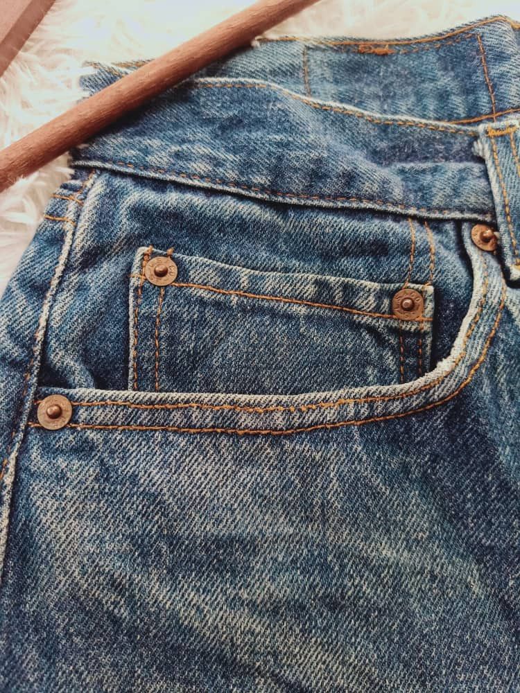 Levi's × Vintage VINTAGE 70s LEVI'S 501 DISTRESSED SHORT DENIM USA 🇺🇸 Size US 31 - 5 Thumbnail