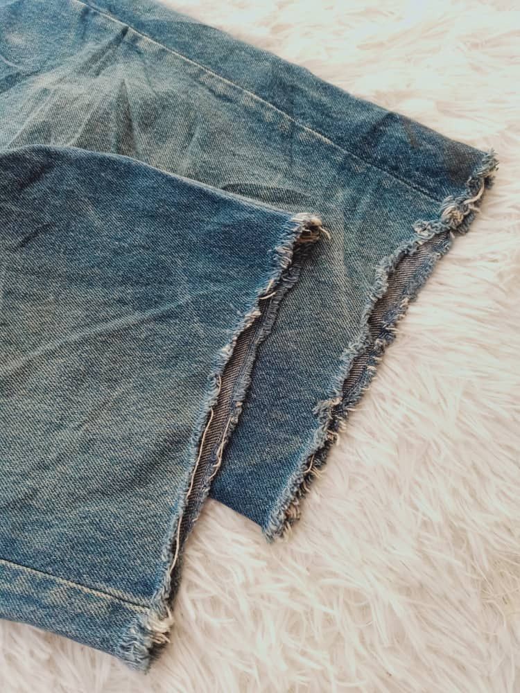 Levi's × Vintage VINTAGE 70s LEVI'S 501 DISTRESSED SHORT DENIM USA 🇺🇸 Size US 31 - 7 Thumbnail