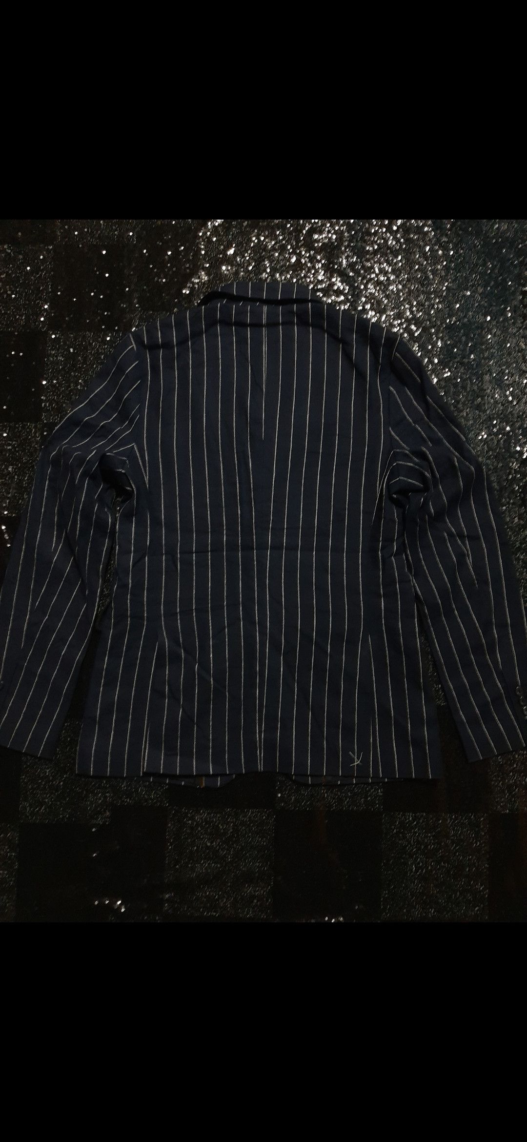 Designer × Vintage VINTAGE N.TYLER LONDON STRIPE BLAZER COAT NEW OLD STOCK Size US L / EU 52-54 / 3 - 9 Thumbnail