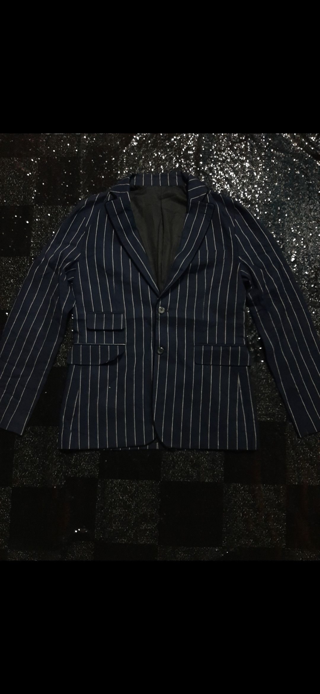 Designer × Vintage VINTAGE N.TYLER LONDON STRIPE BLAZER COAT NEW OLD STOCK Size US L / EU 52-54 / 3 - 8 Thumbnail