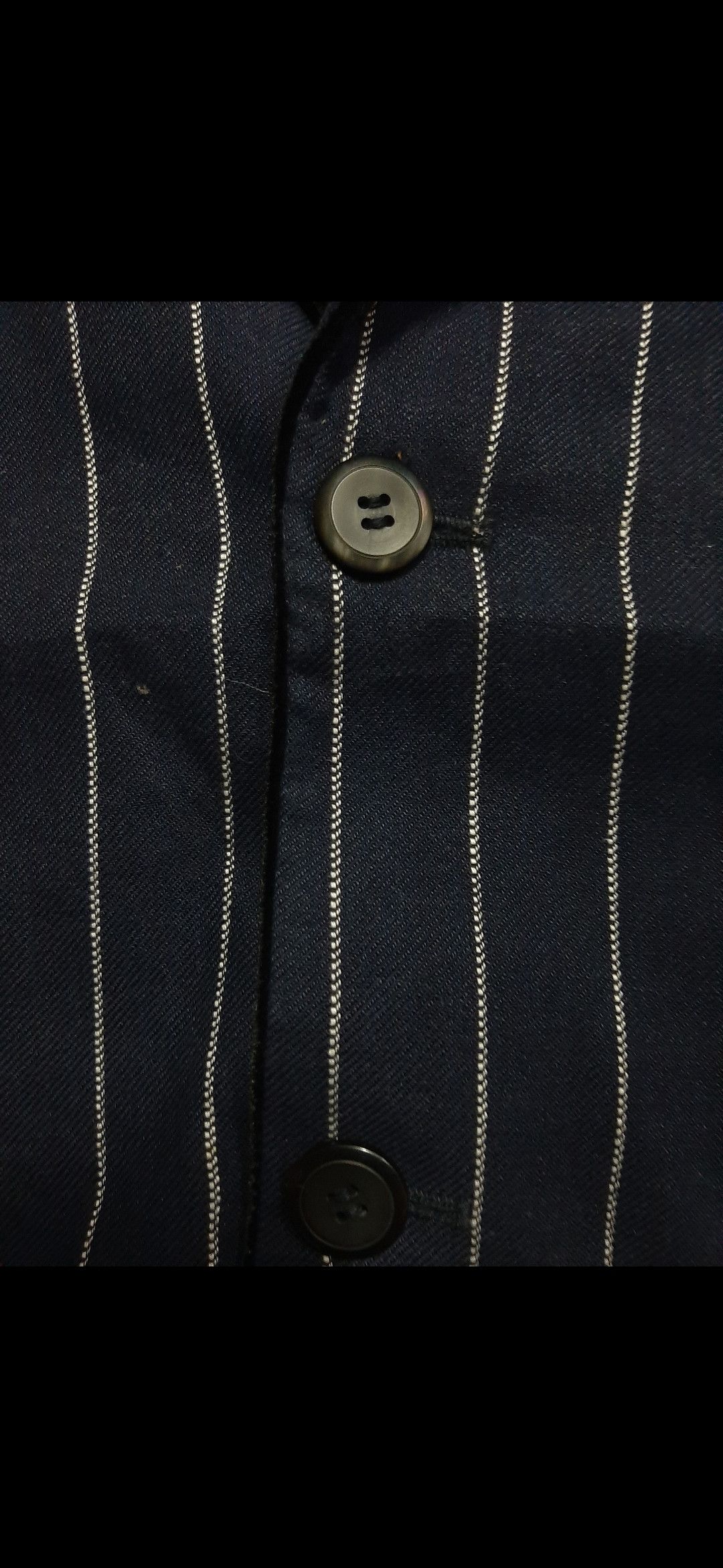 Designer × Vintage VINTAGE N.TYLER LONDON STRIPE BLAZER COAT NEW OLD STOCK Size US L / EU 52-54 / 3 - 5 Thumbnail