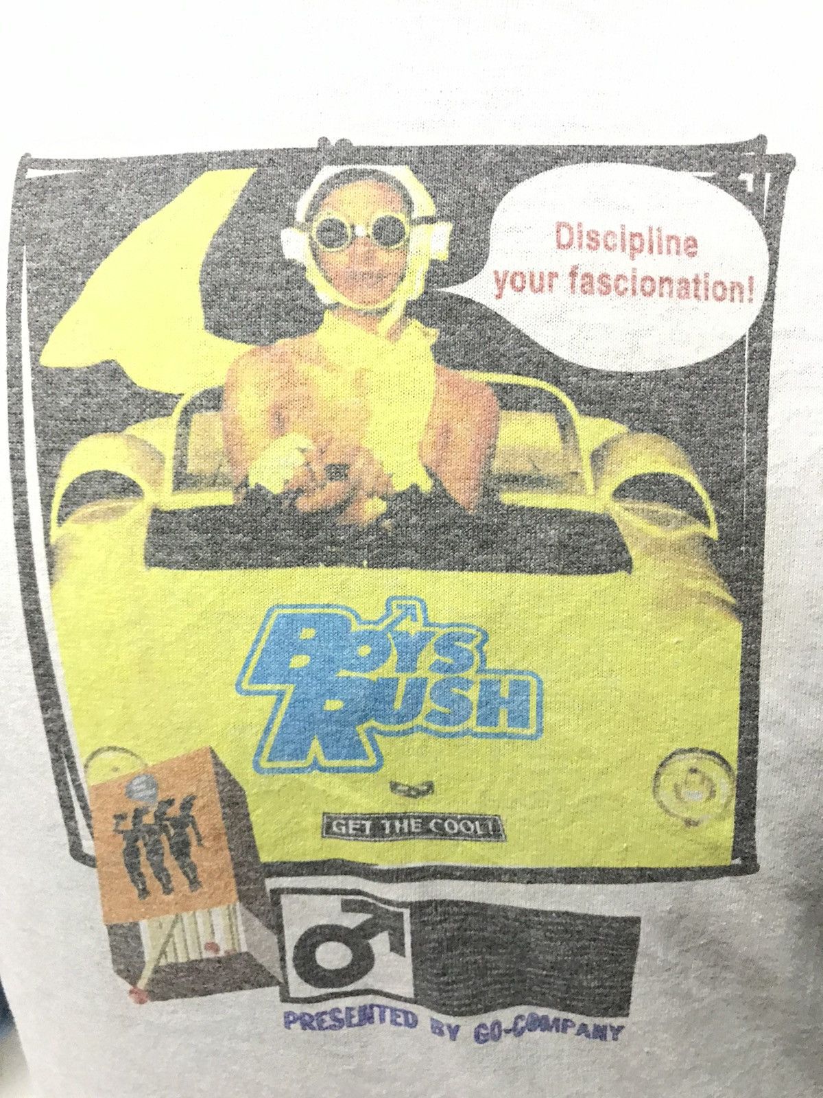 Vintage VINTAGE 90s BOYS RUSH PRESENTED BY GO-COMPANY RAGLAN TEE Size US M / EU 48-50 / 2 - 3 Thumbnail