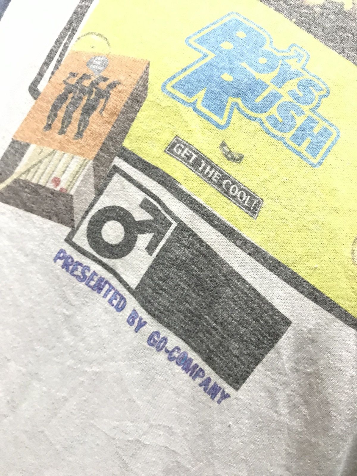 Vintage VINTAGE 90s BOYS RUSH PRESENTED BY GO-COMPANY RAGLAN TEE Size US M / EU 48-50 / 2 - 4 Thumbnail