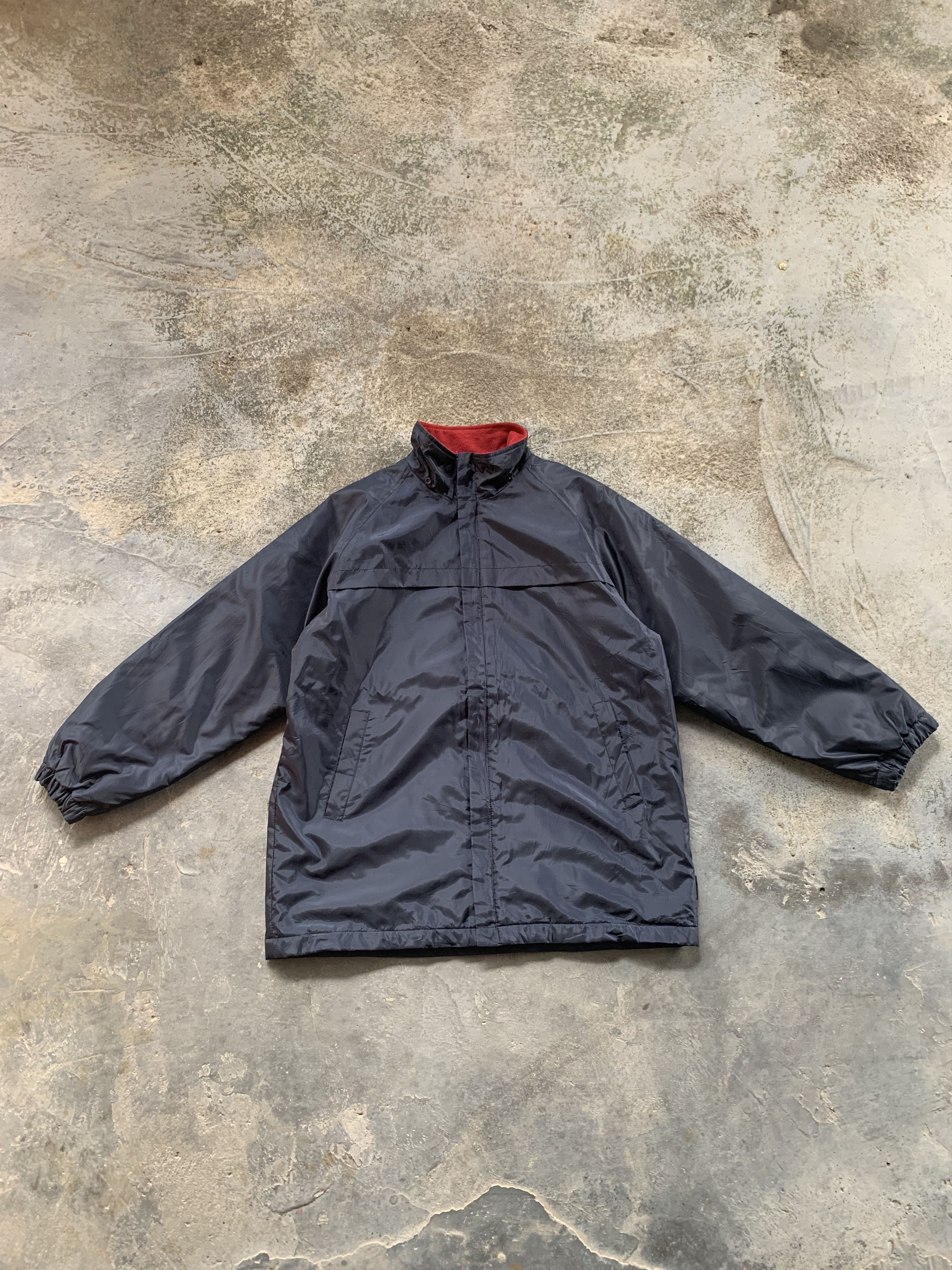 image of Vintage Marianne Baraduc Jacket in Dark Blue, Men's (Size Large)