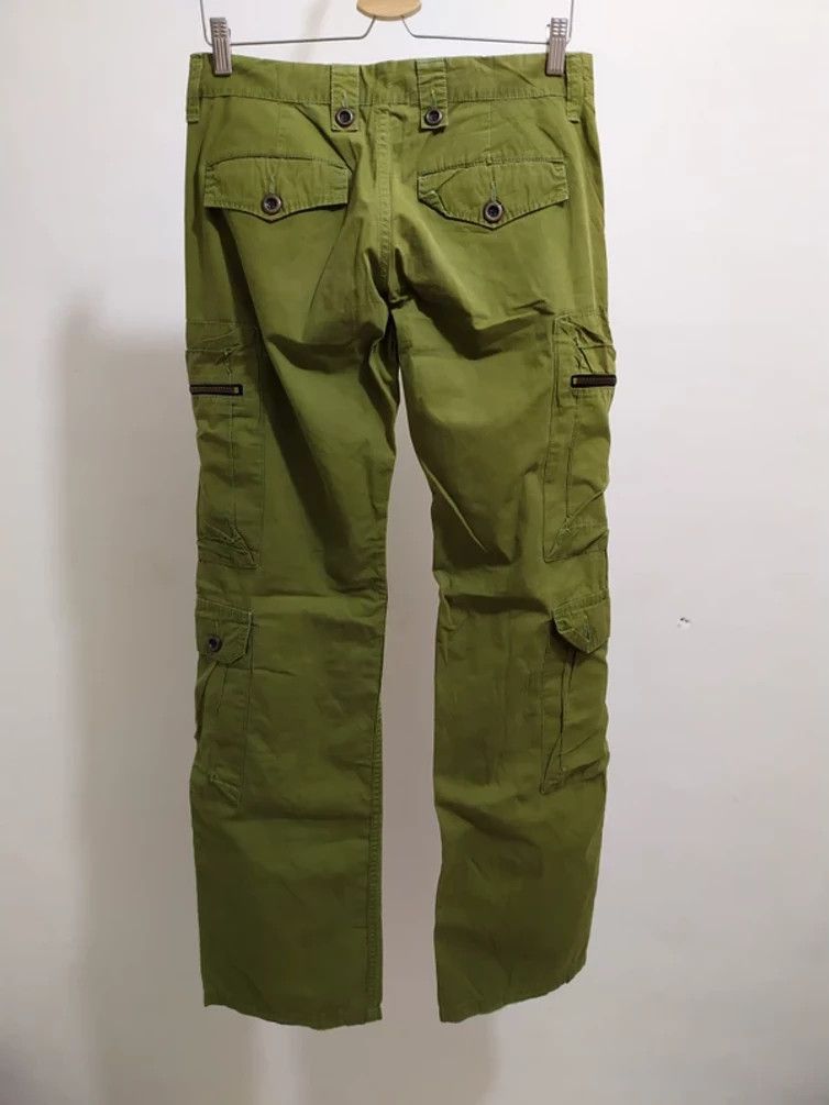 Japanese Brand 🔥Surplus green Cargo Multipocket Tactical Parachute Pants Size US 30 / EU 46 - 4 Thumbnail