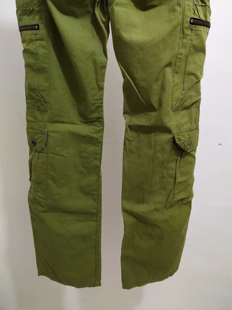 Japanese Brand 🔥Surplus green Cargo Multipocket Tactical Parachute Pants Size US 30 / EU 46 - 6 Thumbnail