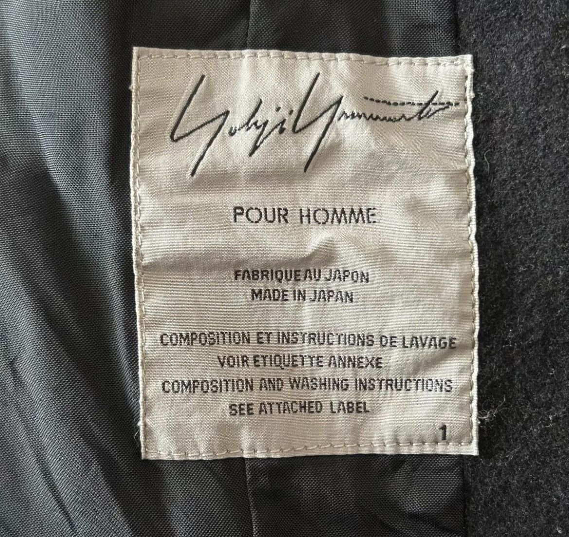 Yohji Yamamoto Yohji Yamamoto 18aw Monk Coverall Size US M / EU 48-50 / 2 - 6 Thumbnail