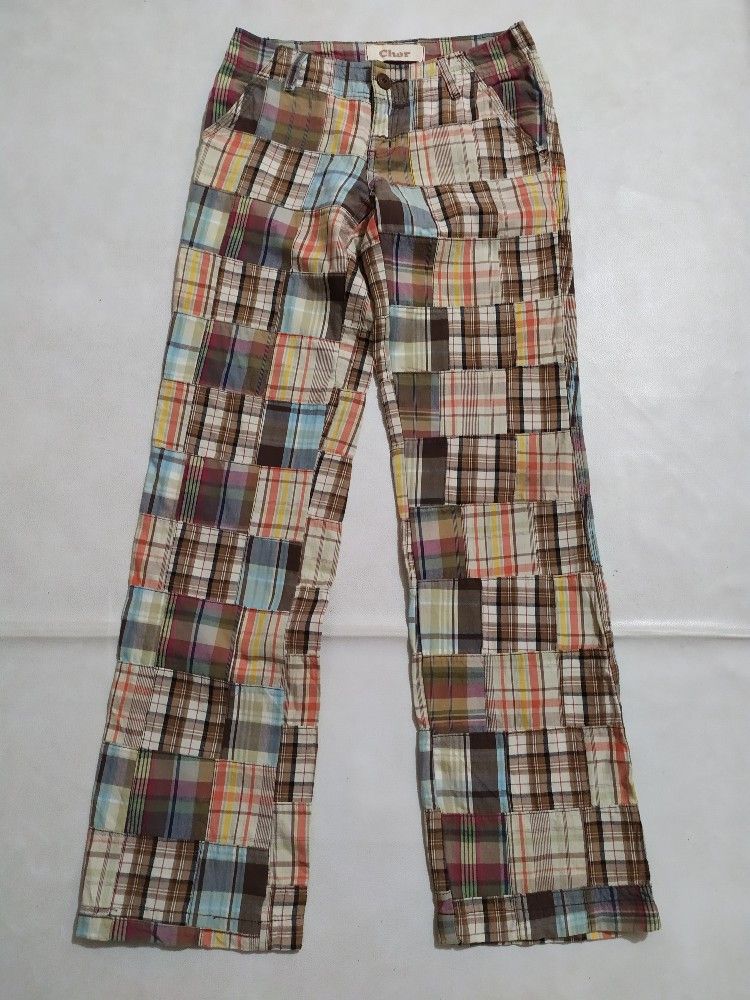 Japanese Brand CHOR Patchwork Pants Size US 28 / EU 44 - 1 Thumbnail