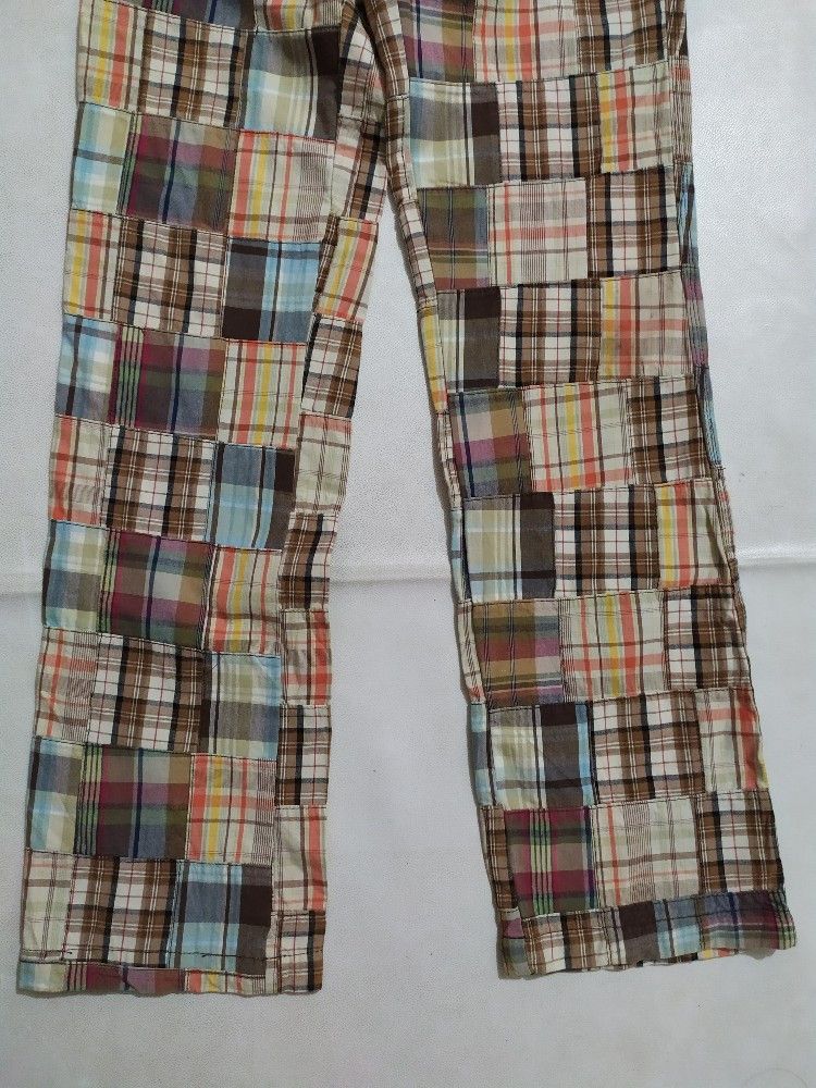 Japanese Brand CHOR Patchwork Pants Size US 28 / EU 44 - 3 Thumbnail