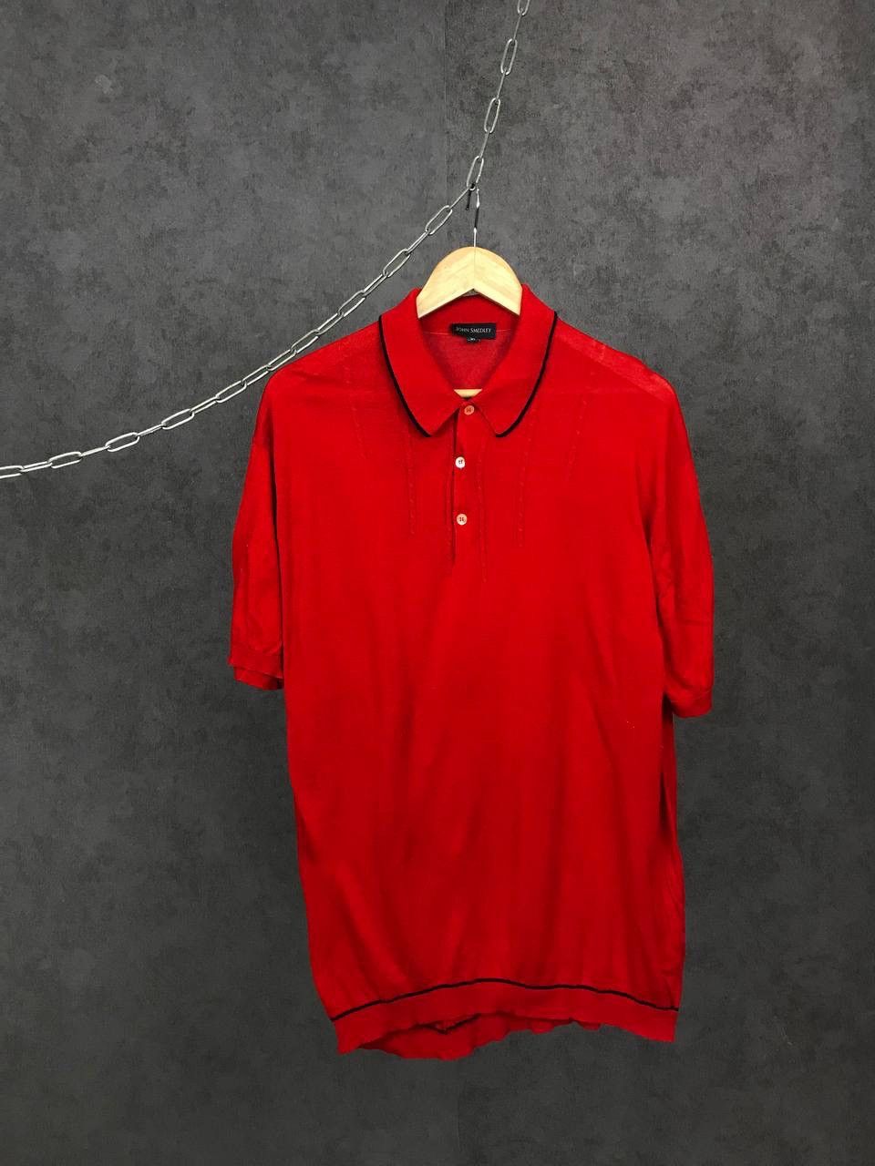 John Smedley John Smedley luxury streetwear designer polo tee Size US XL / EU 56 / 4 - 1 Thumbnail