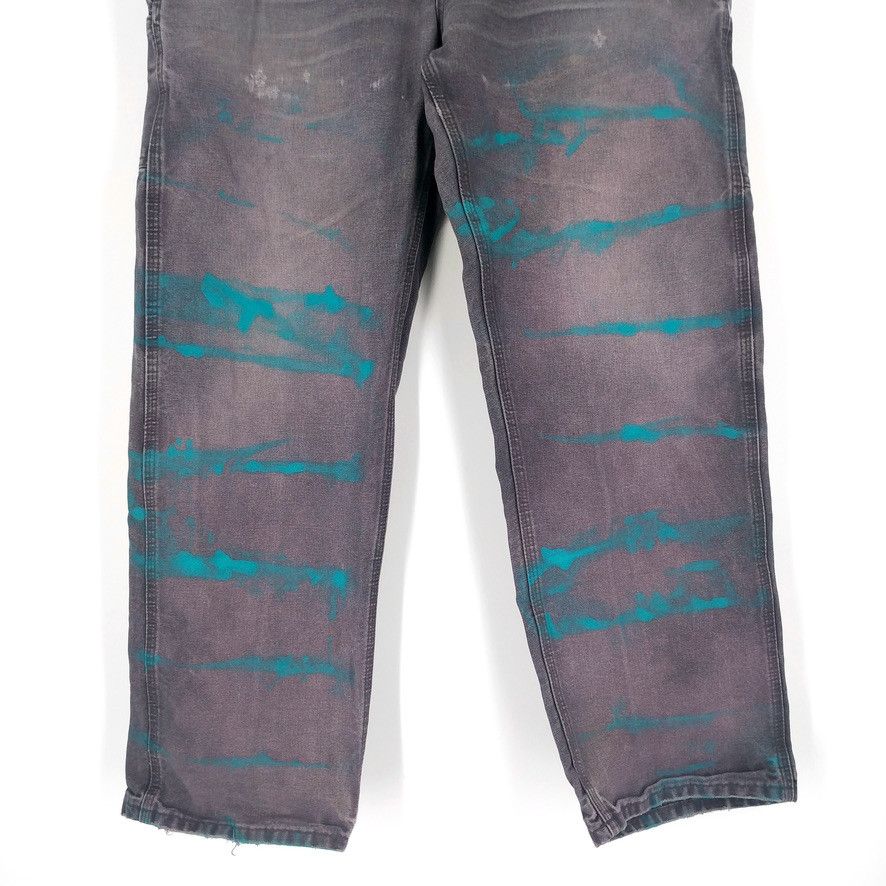 Carhartt × Vintage Vintage Carhartt Custom Painted Bleached Distressed Denim Size US 36 / EU 52 - 4 Thumbnail