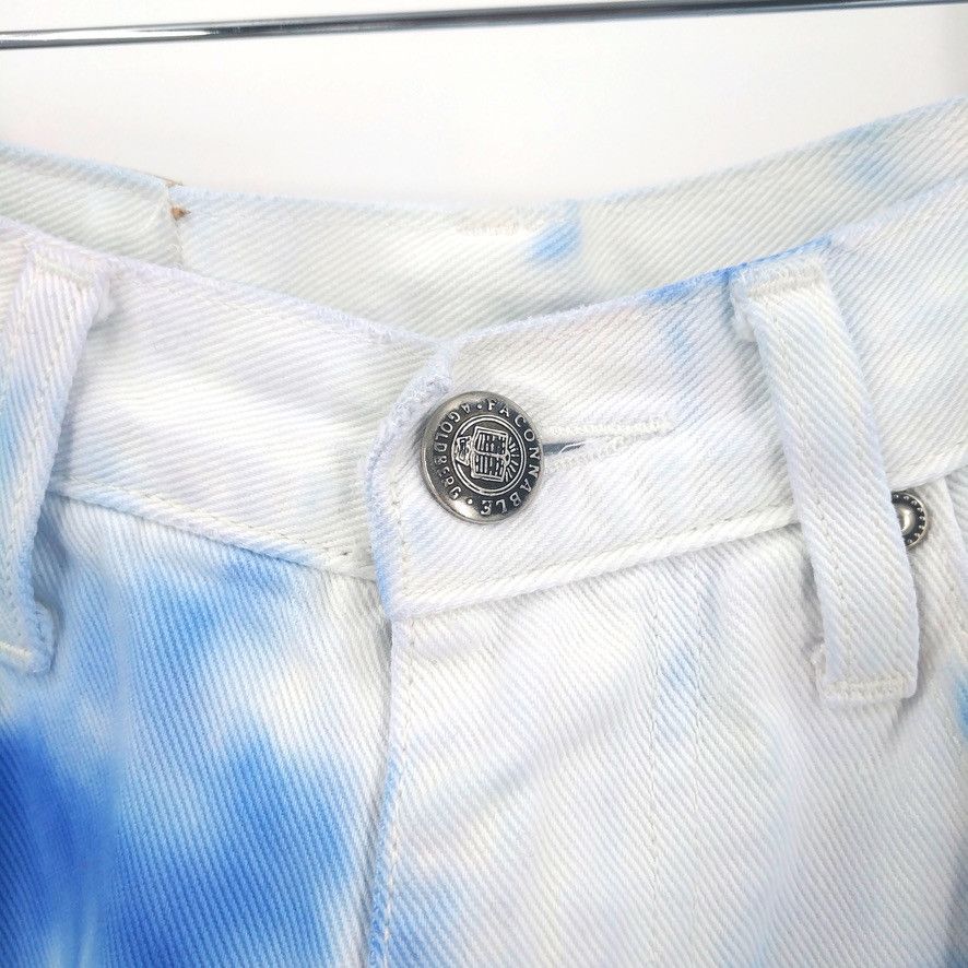 Faconnable × Vintage Vintage Faconnable Custom Tie Dye Dungaree 90s Jeans Size US 28 / EU 44 - 5 Thumbnail