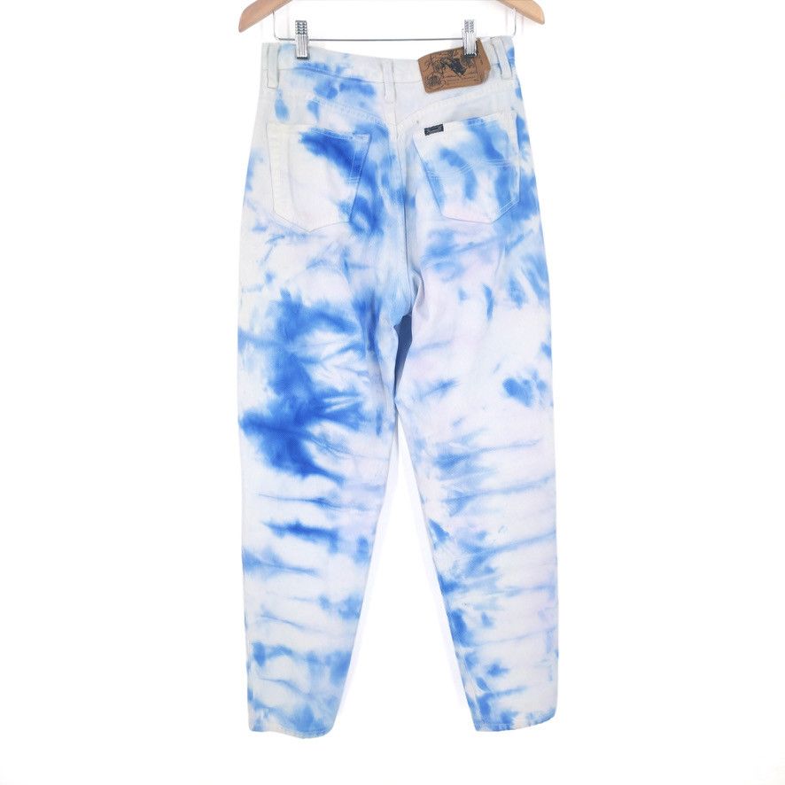 Faconnable × Vintage Vintage Faconnable Custom Tie Dye Dungaree 90s Jeans Size US 28 / EU 44 - 7 Thumbnail