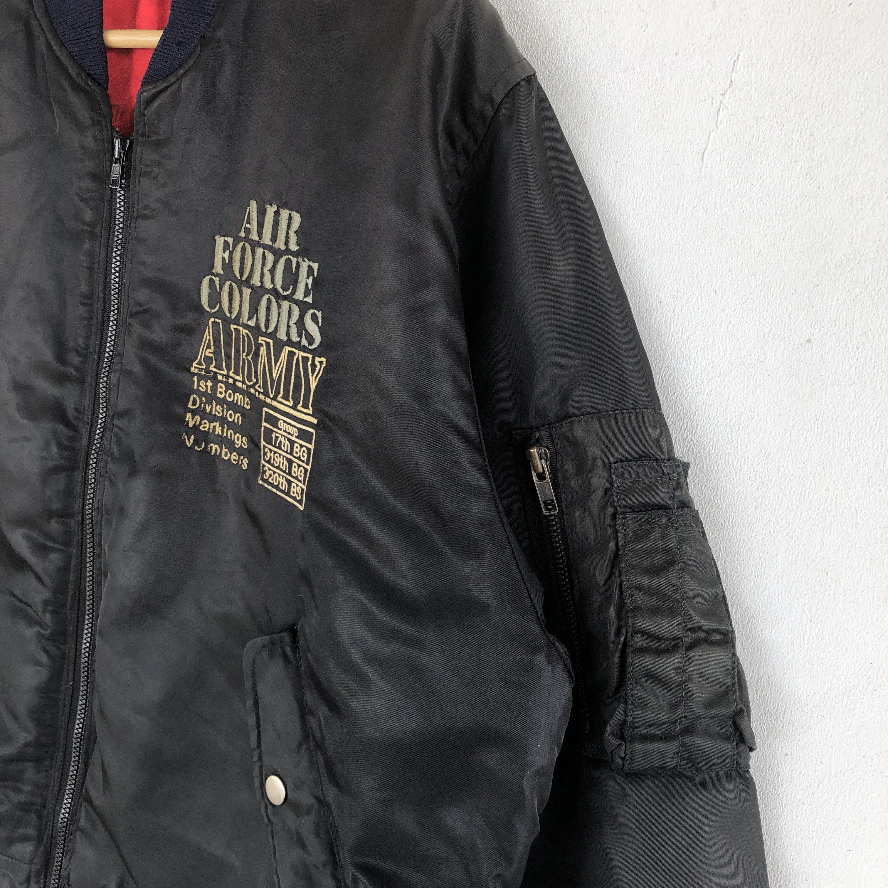Vintage Lavie Bomber Flight Jackets Bulldog Reversible Jacket Size US XL / EU 56 / 4 - 9 Thumbnail