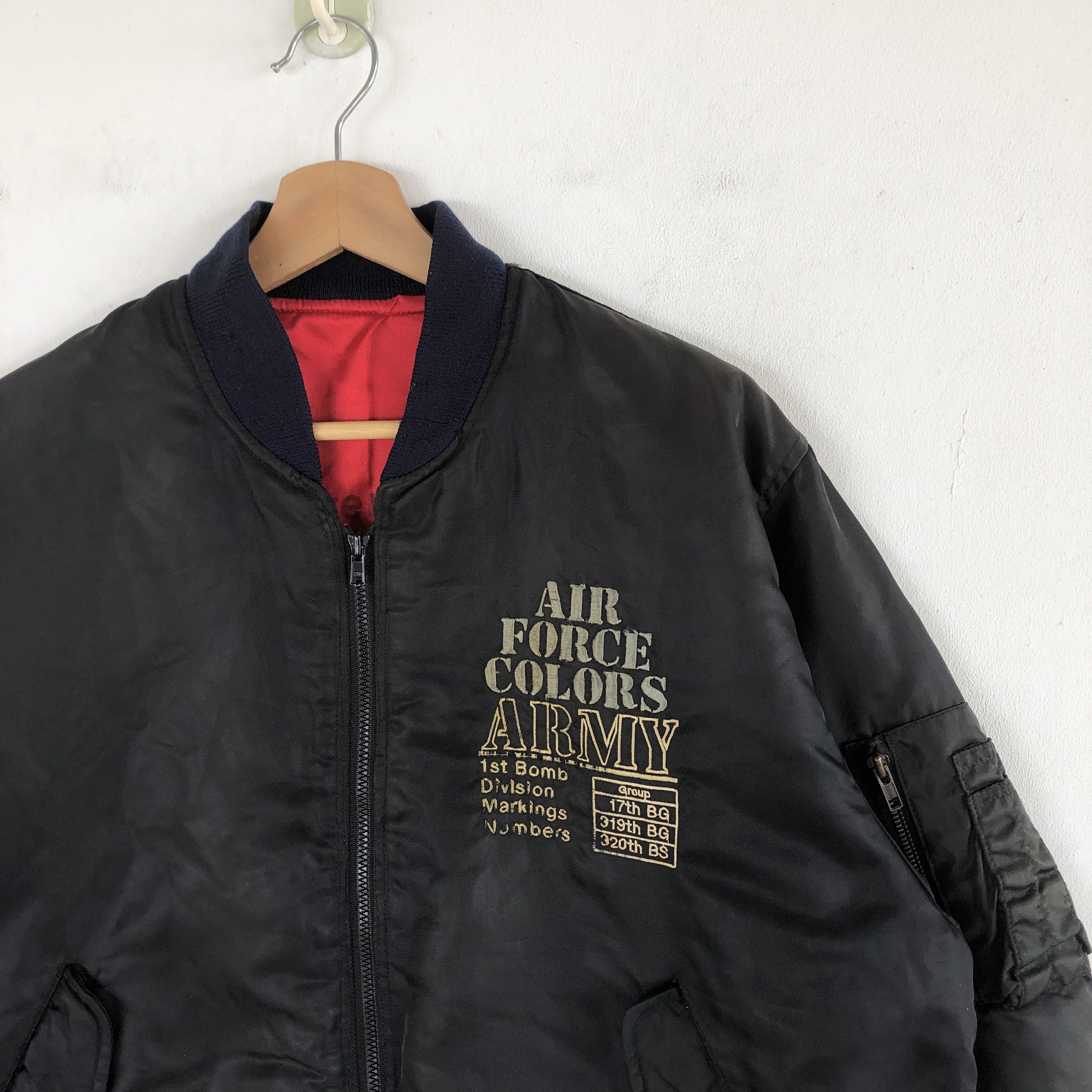 Vintage Lavie Bomber Flight Jackets Bulldog Reversible Jacket Size US XL / EU 56 / 4 - 7 Thumbnail