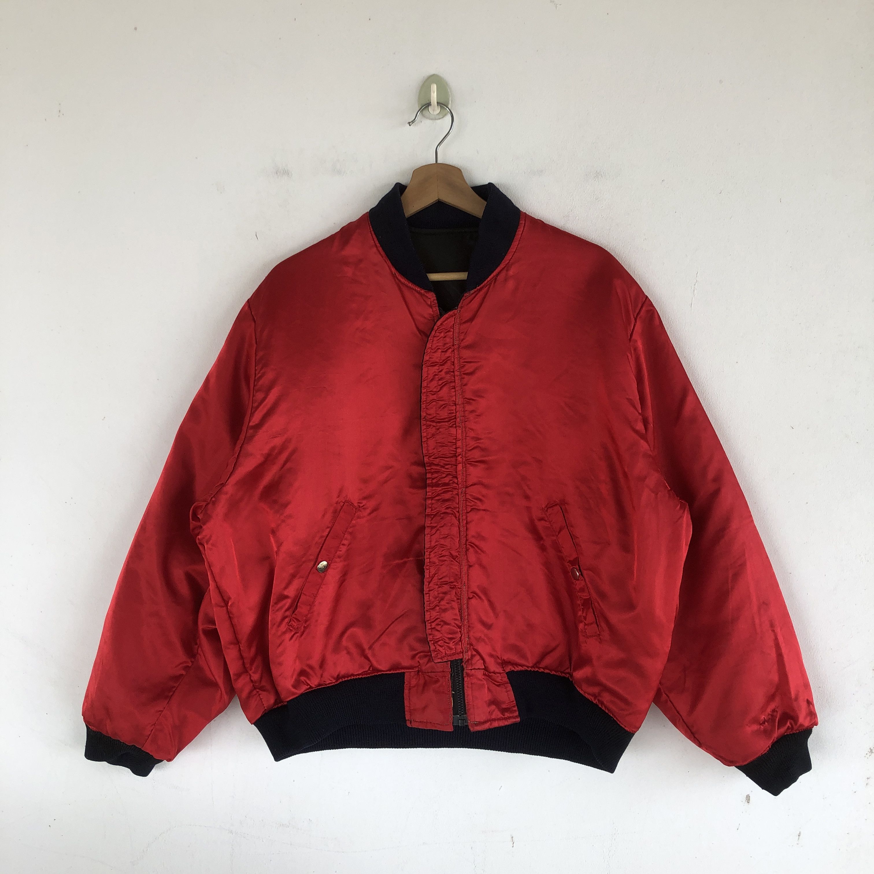 Vintage Lavie Bomber Flight Jackets Bulldog Reversible Jacket Size US XL / EU 56 / 4 - 11 Thumbnail