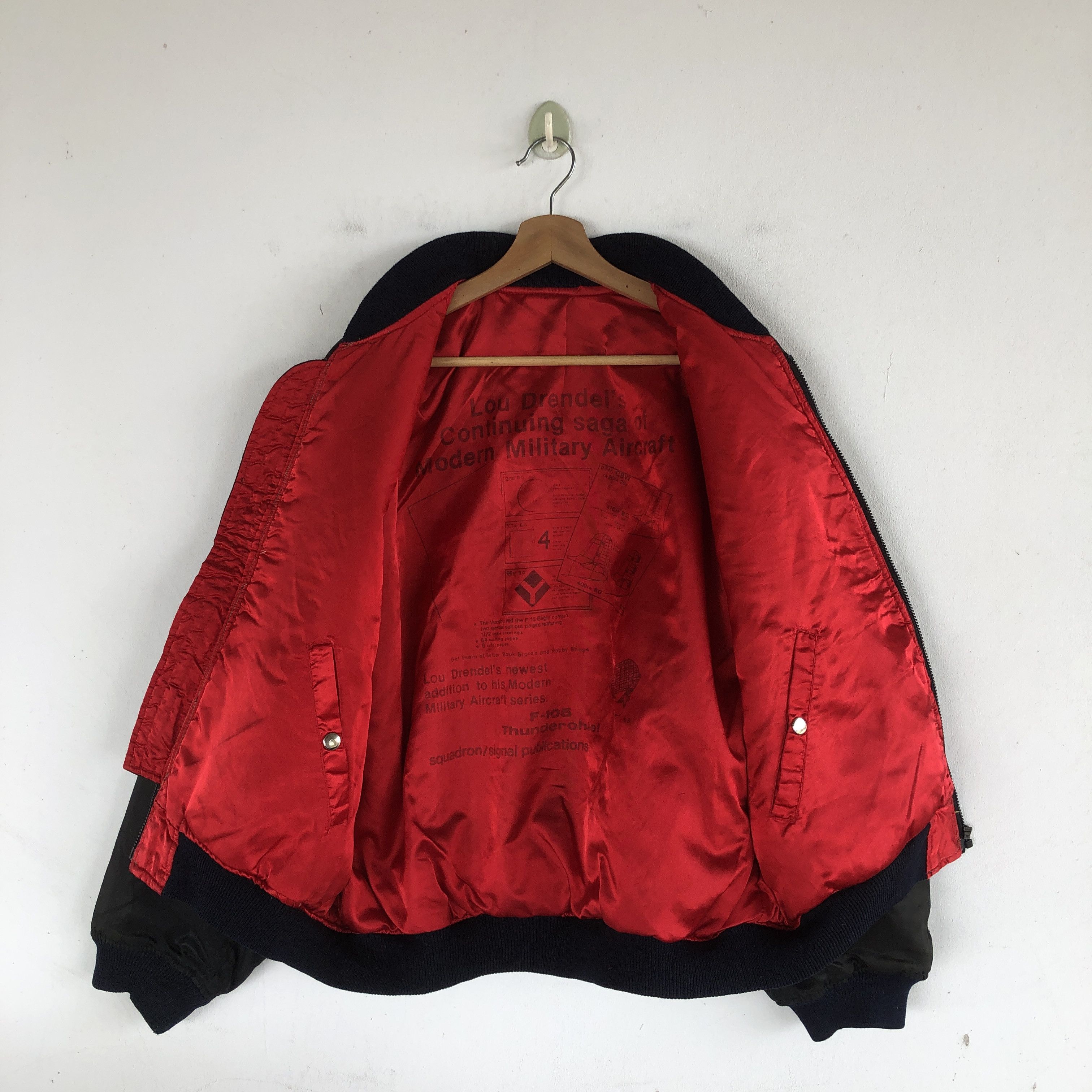Vintage Lavie Bomber Flight Jackets Bulldog Reversible Jacket Size US XL / EU 56 / 4 - 16 Thumbnail
