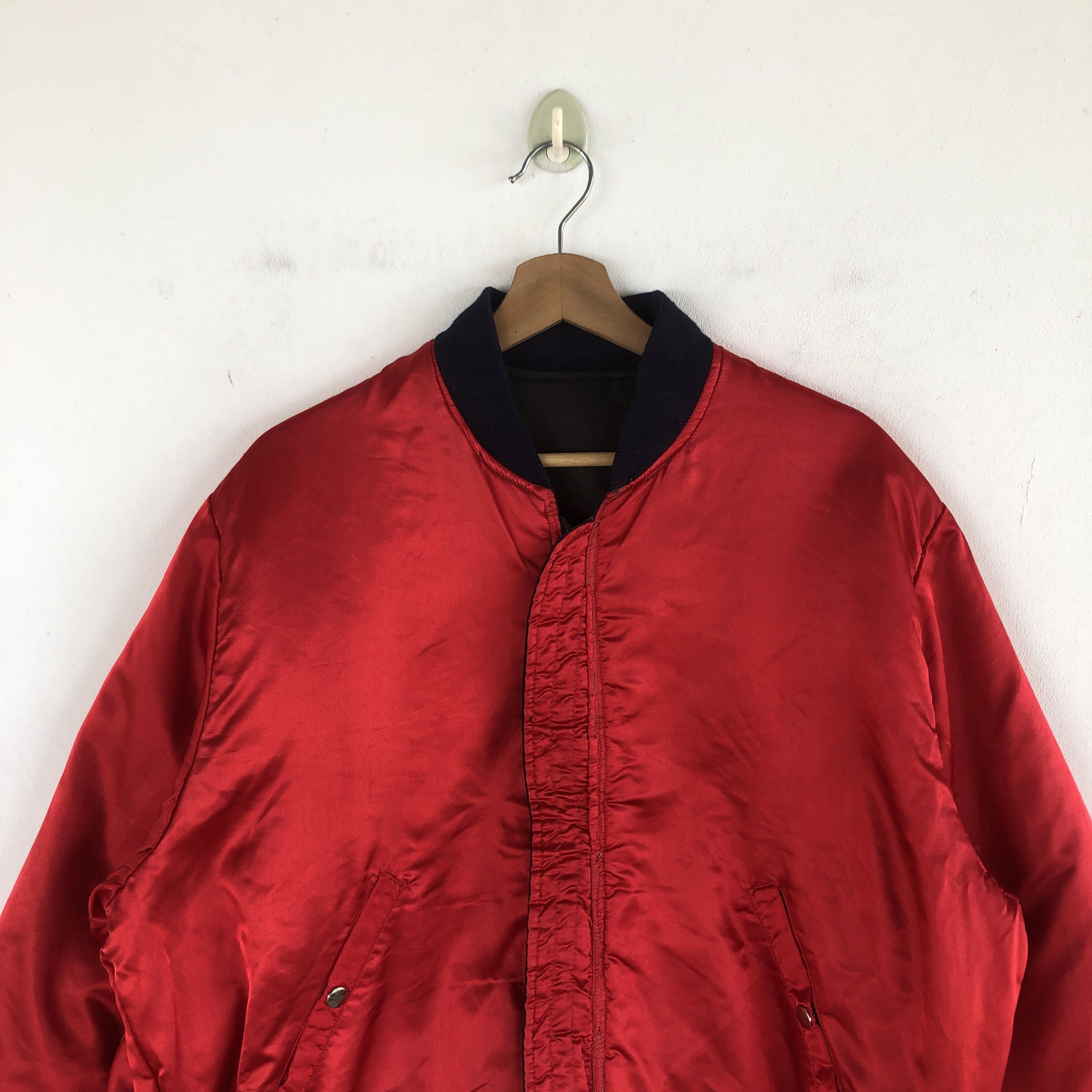 Vintage Lavie Bomber Flight Jackets Bulldog Reversible Jacket Size US XL / EU 56 / 4 - 13 Thumbnail