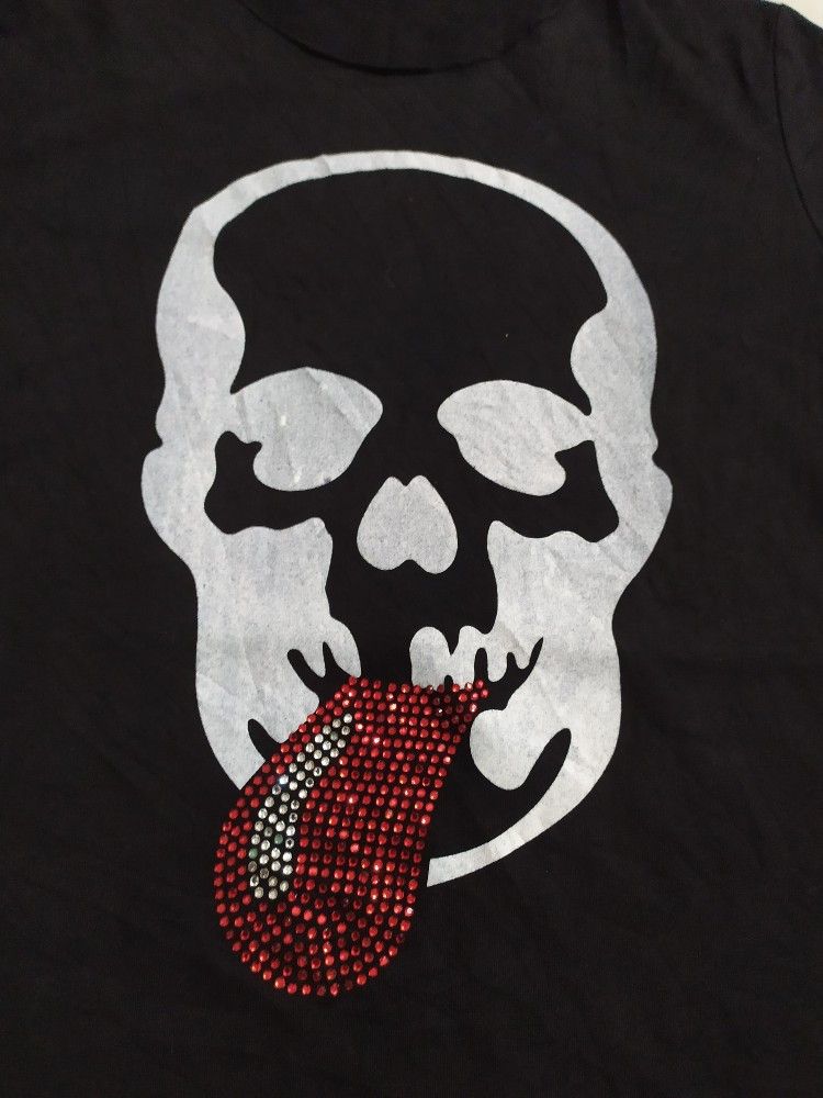 Lucien Pellat-Finet 🔥Lucien Pellat Finet Skull Sparkling tongue T Shirt Size US S / EU 44-46 / 1 - 2 Thumbnail