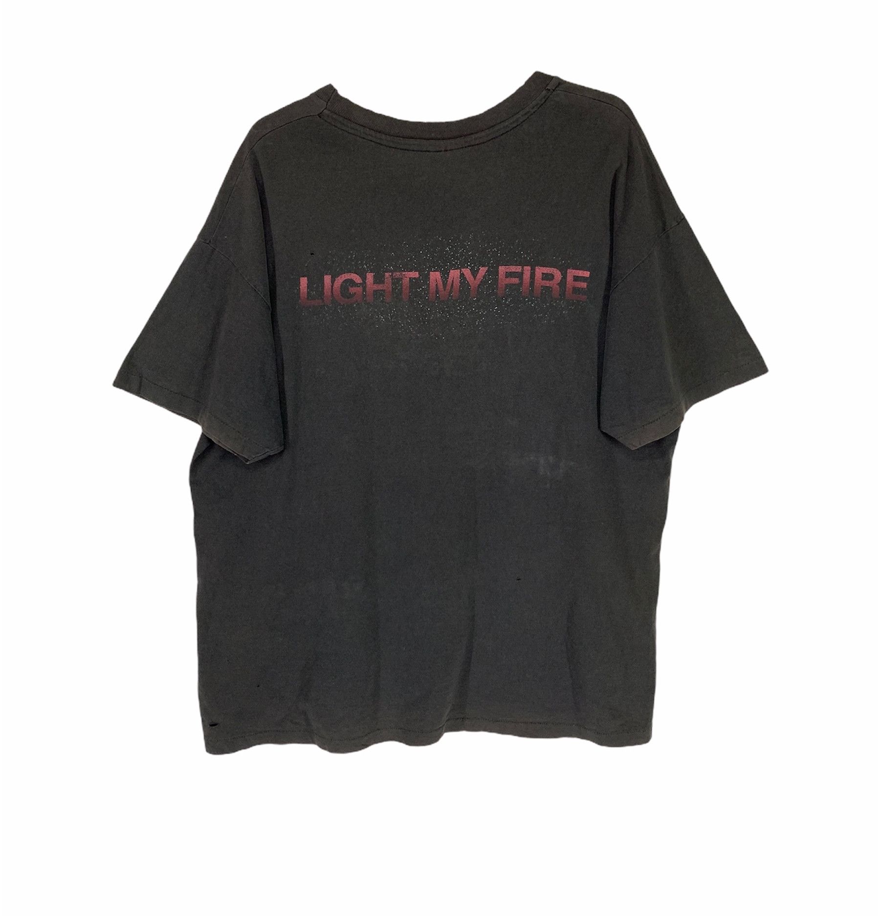 Band Tees × Vintage Jim morrison the doors light my fire vtg 90s distressed tee Size US XL / EU 56 / 4 - 2 Thumbnail